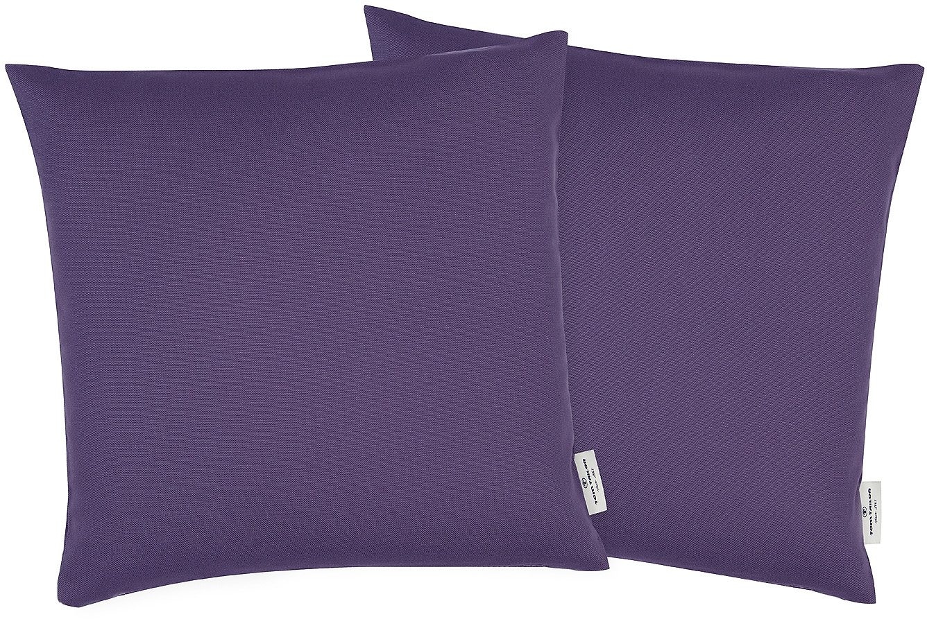 TOM TAILOR HOME Dekokissen »Dove«, unifarben, Kissenhüllen ohne Füllung, 2er Pack
