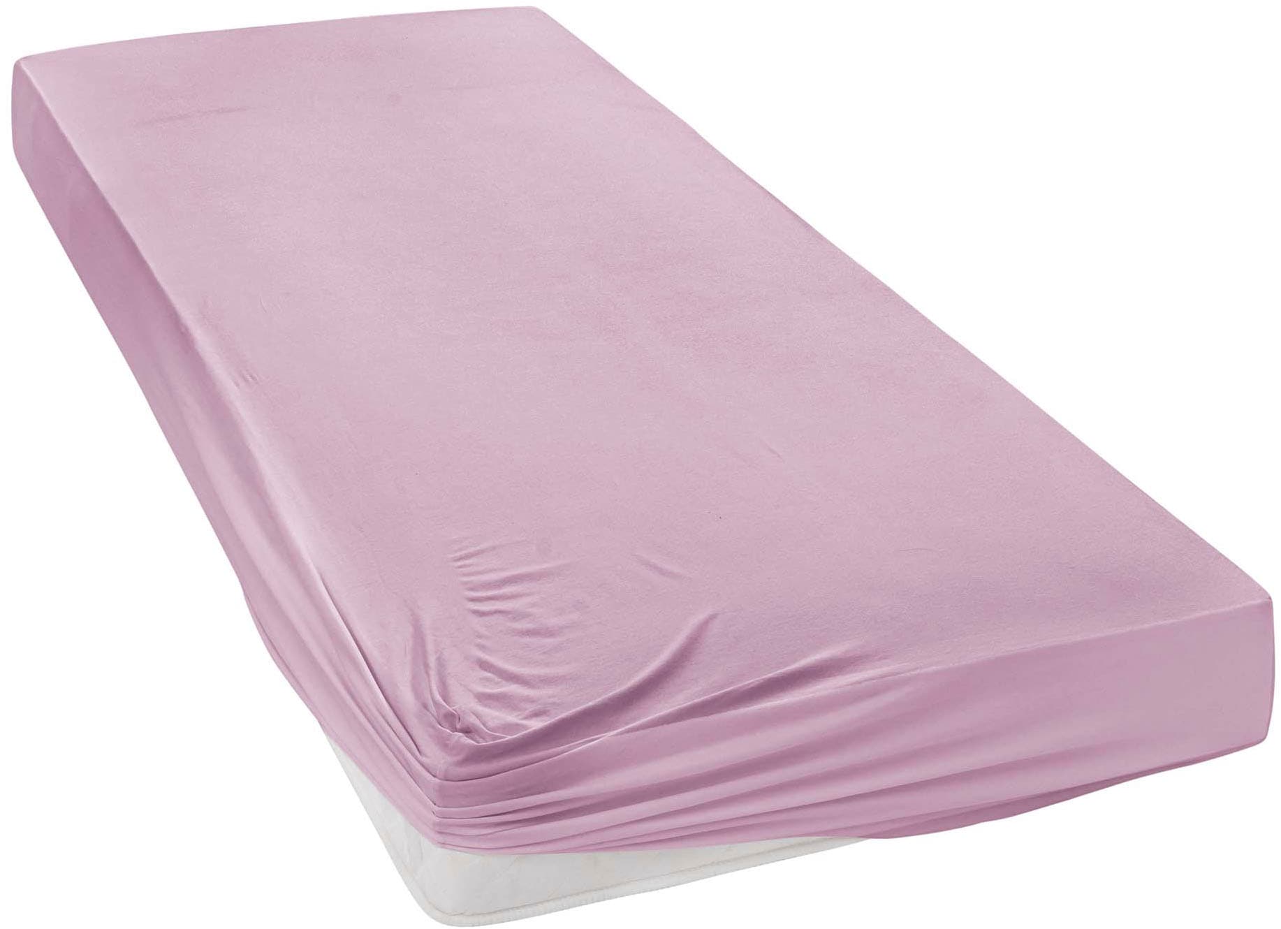 Janine Spannbettlaken »MAKO-FEINJERSEY 5007«, aus 100% Baumwolle, für Matratzen bis 26 cm Höhe