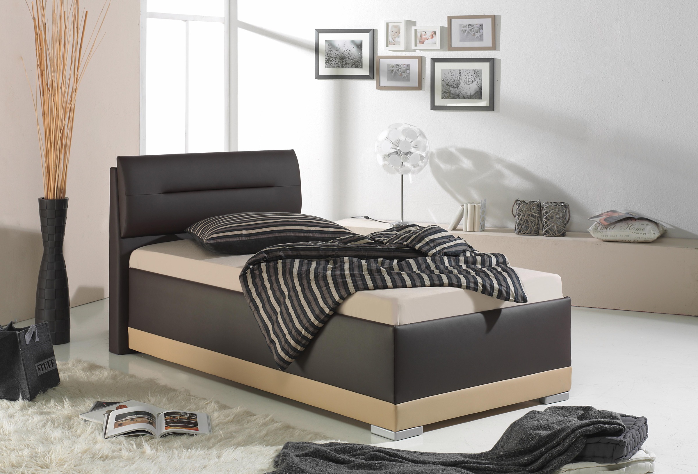 Image of Maintal Polsterbett, mit verstellbaren Kopfteil-Elementen bei Ackermann Versand Schweiz