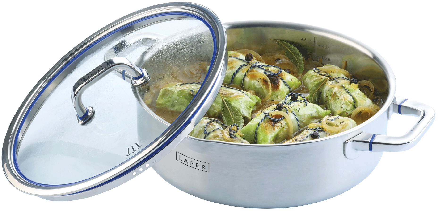 Johann Lafer Bratentopf »Lafer« 1 Stk. tlg. Edelstahl 18/10
