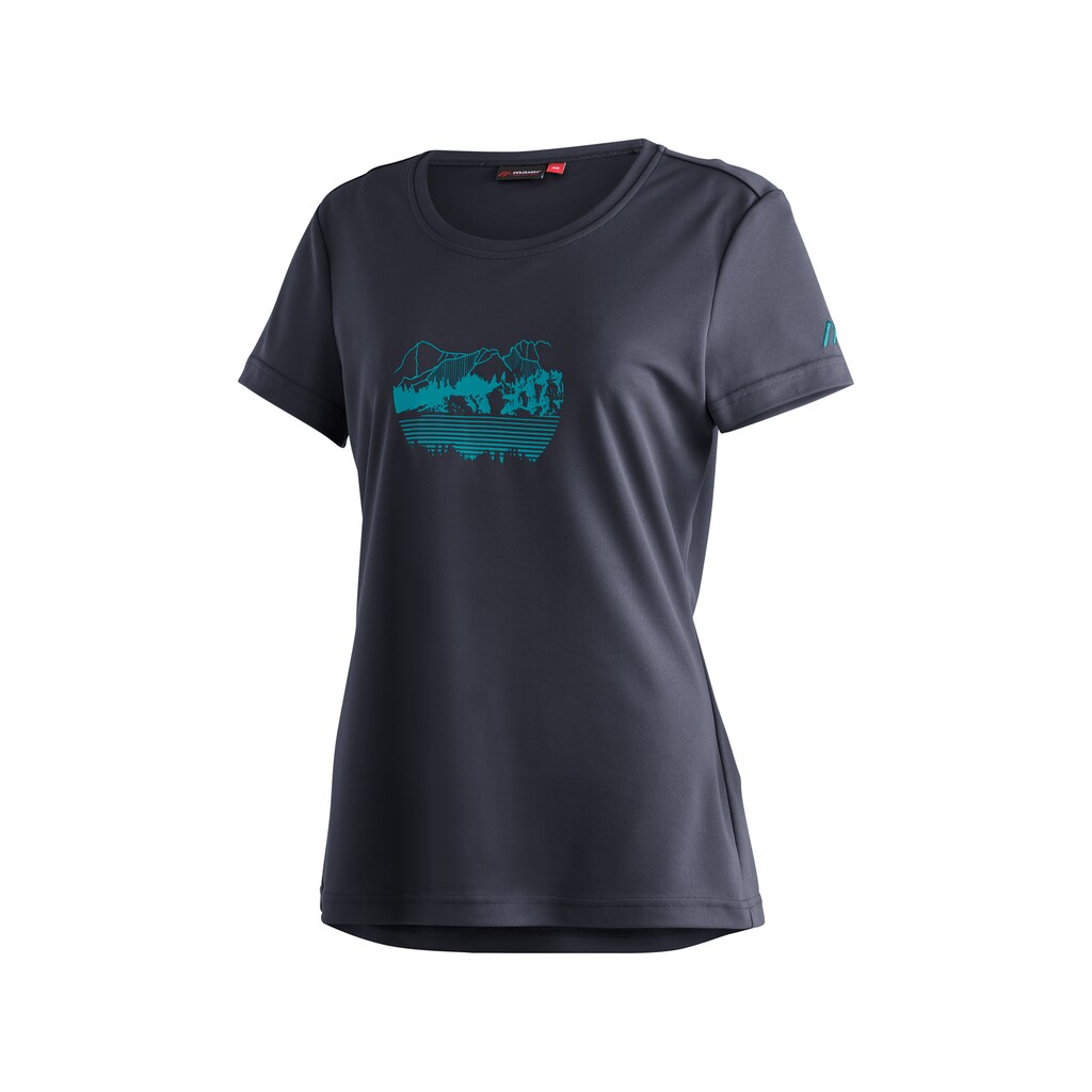 Maier Sports Funktionsshirt »Waltraut Print«, Funktional vielseitiges T-Shirt mit hoher Passformstabilität
