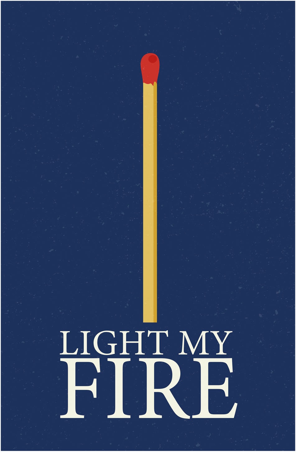 queence Metallbild »Light my Fire« Schriftzug | Schriftzüge 1 Stk. tlg. Stahlschilder