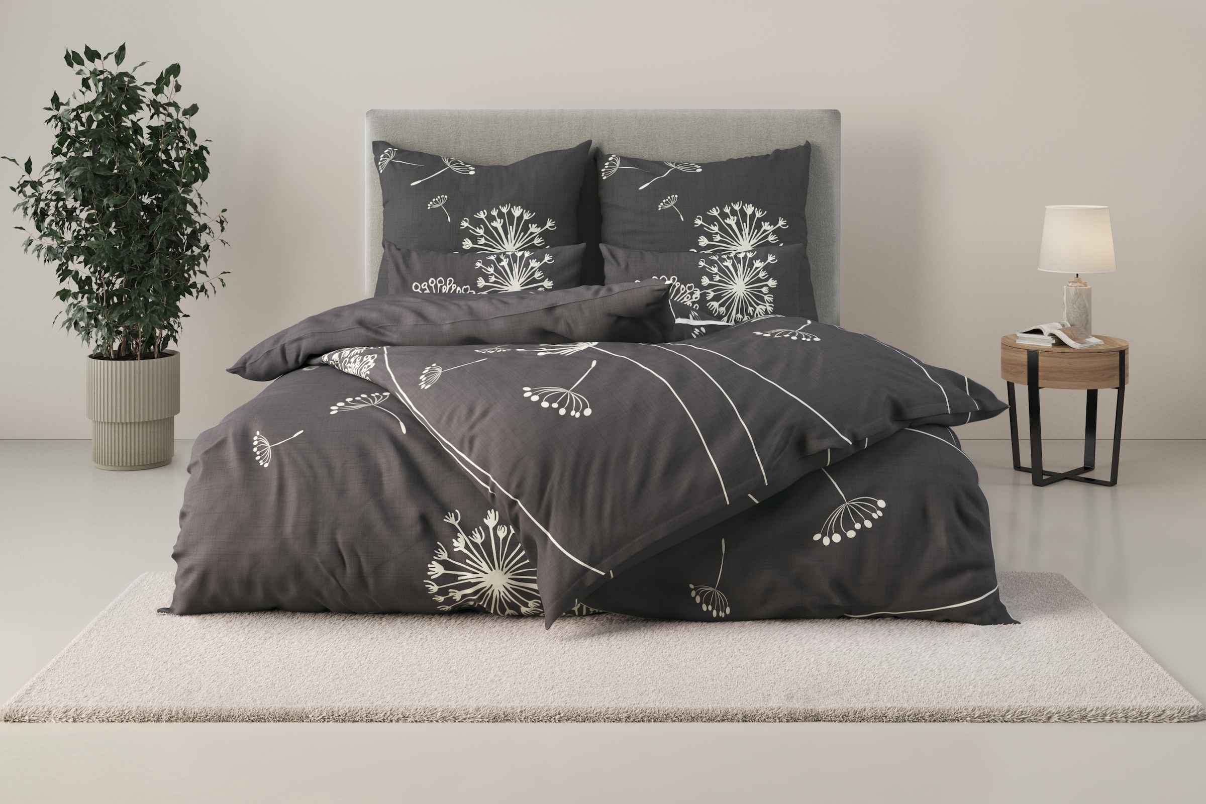 Home affaire Bettwäsche »Soucy«, ab Gr. 135x200, 100% Baumwolle, Renforcé & Premium Satin