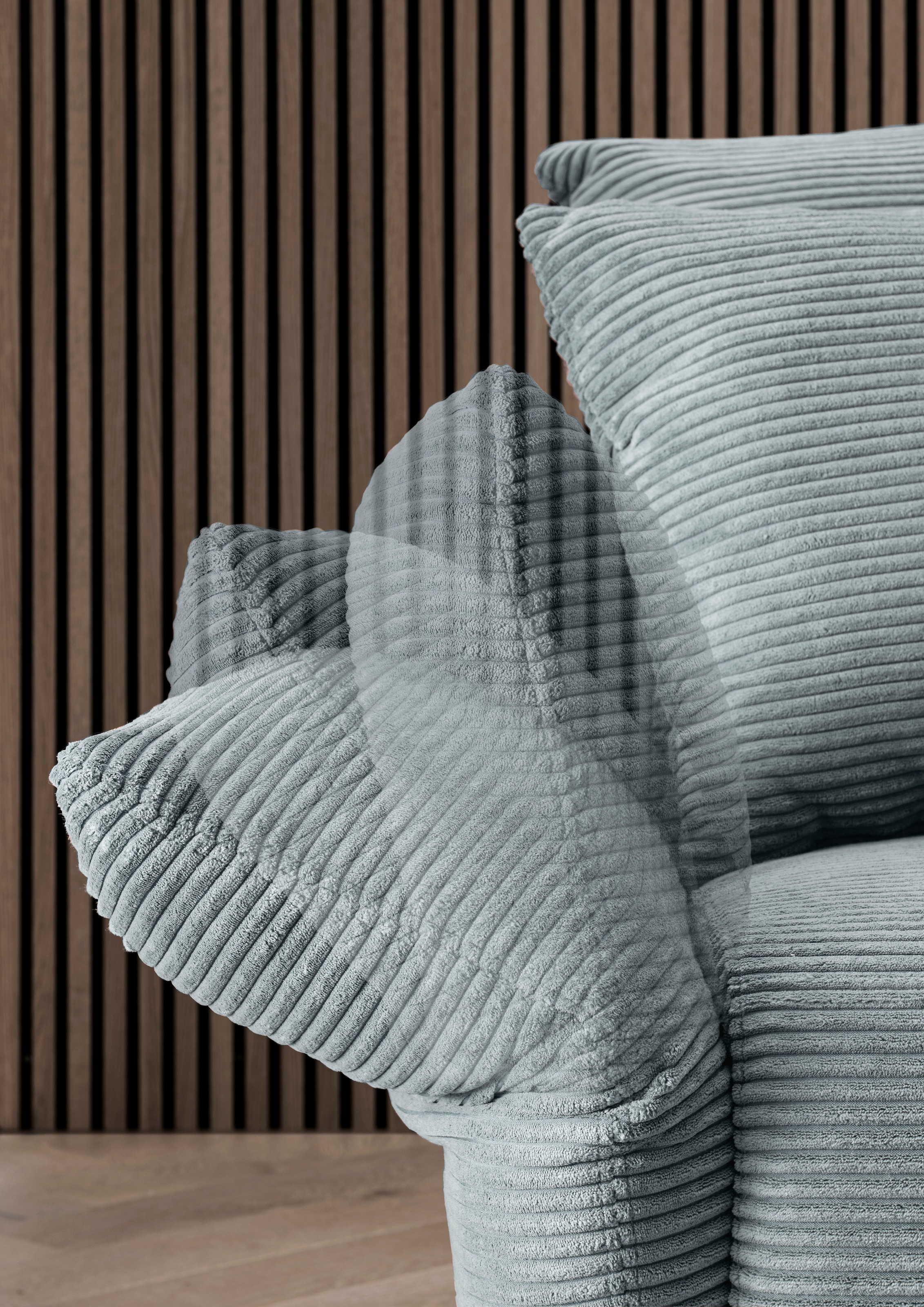 INOSIGN Ecksofa »Amarena L-Form«, inklusive Armlehnenverstellfunktion, 4x Zierkissen gratis