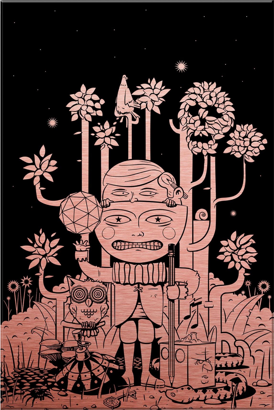 Image of Wall-Art Alu-Dibond-Druck »Drawstore - In the Woods«, 40/60 cm bei Ackermann Versand Schweiz