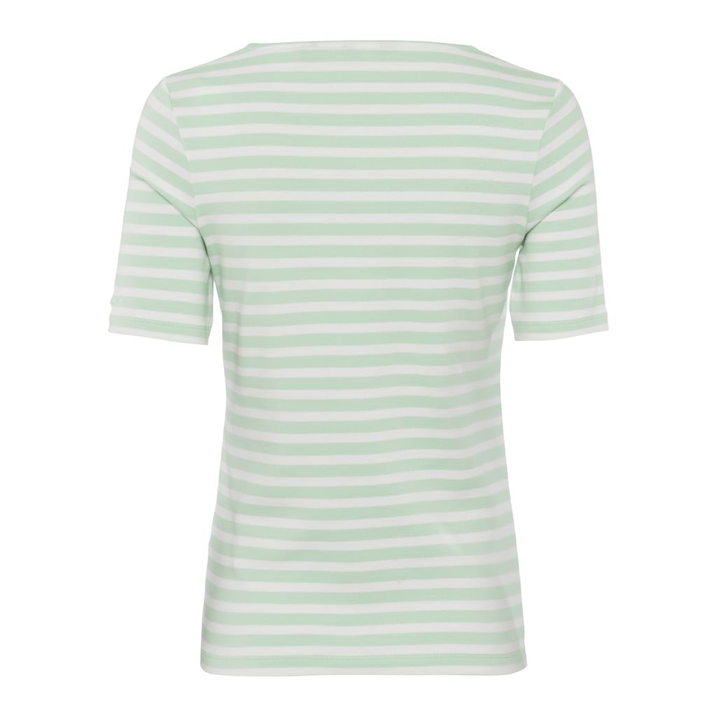 Gant T-Shirt »STRIPED 1X1 RIB LSS T-SHIRT«, (1 tlg.)