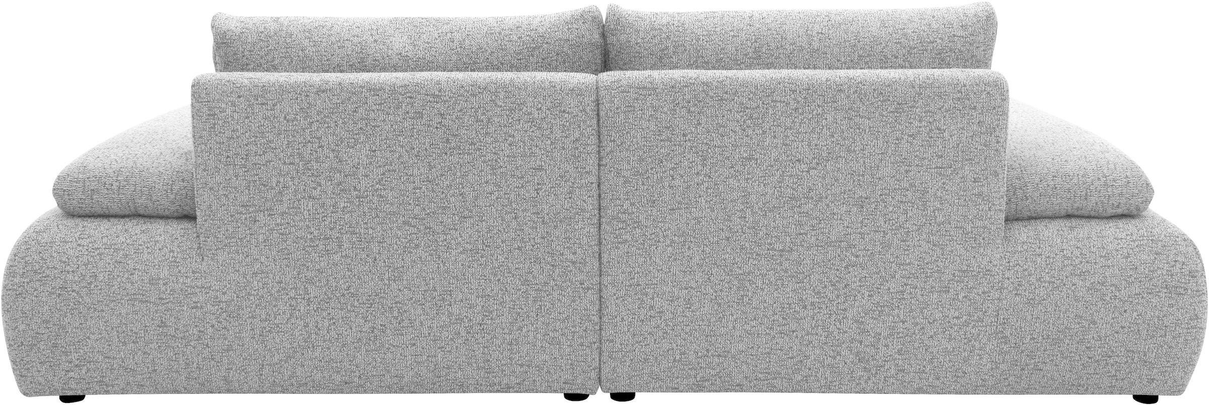 DOMO collection Big-Sofa »800016 Megasofa Breite 244cm, Federkernunterfederung«, (2 St.), moderner Strukturstoff aus 95% Polyester und 5% Baumwolle