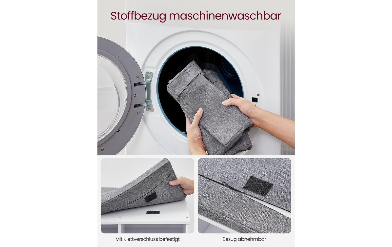 VASAGLE Schuhschrank »mit Polster 78.5 x 48 cm«