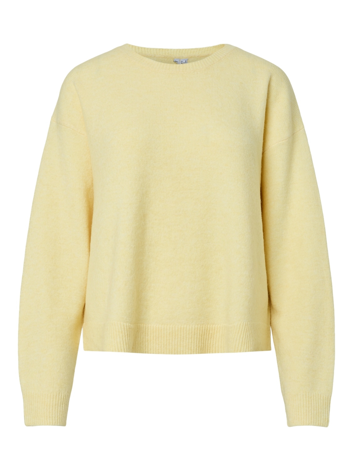 pieces Pull à col rond »PCSALLY LS O-NECK KNIT NOOS BC« mélange de matériaux