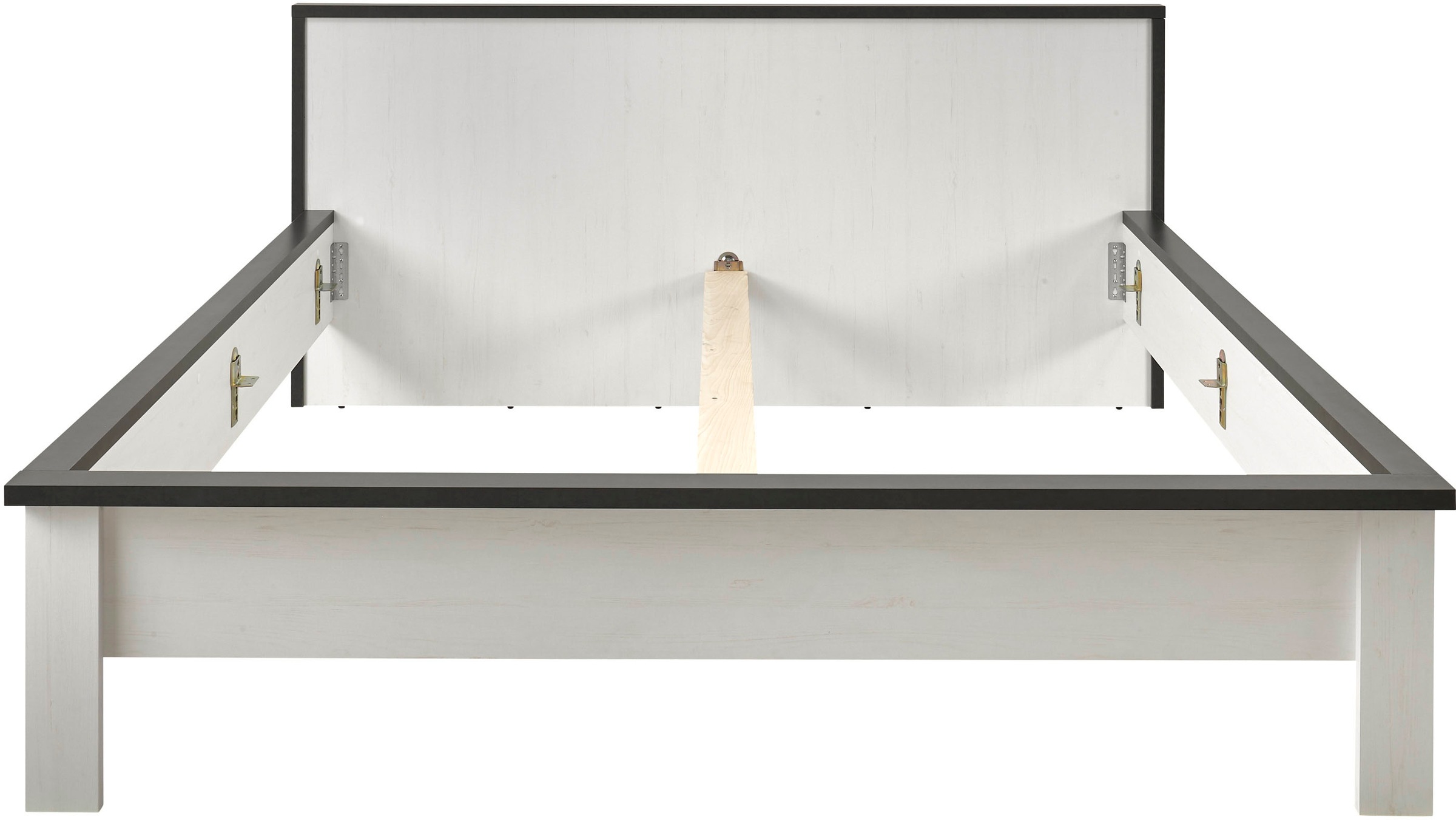 Home affaire Einzelbett »SHERWOOD Liegefläche 90/140 oder 180x200 cm«, aus FSC®-zertifiziertem Holzwerkstoff, rustikaler Landhausstil