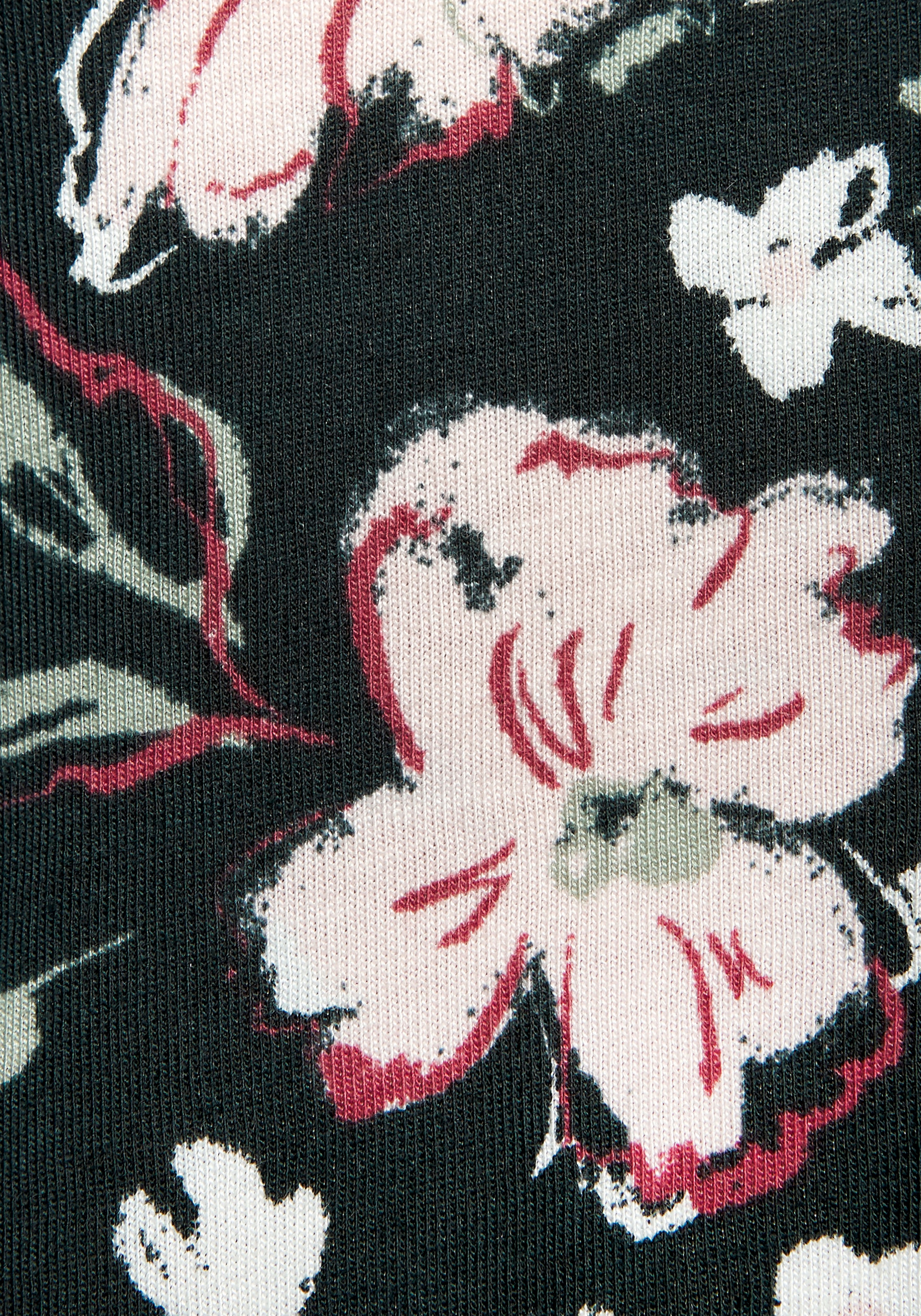s.Oliver Pyjamaoberteil, mit schönem Alloverprint