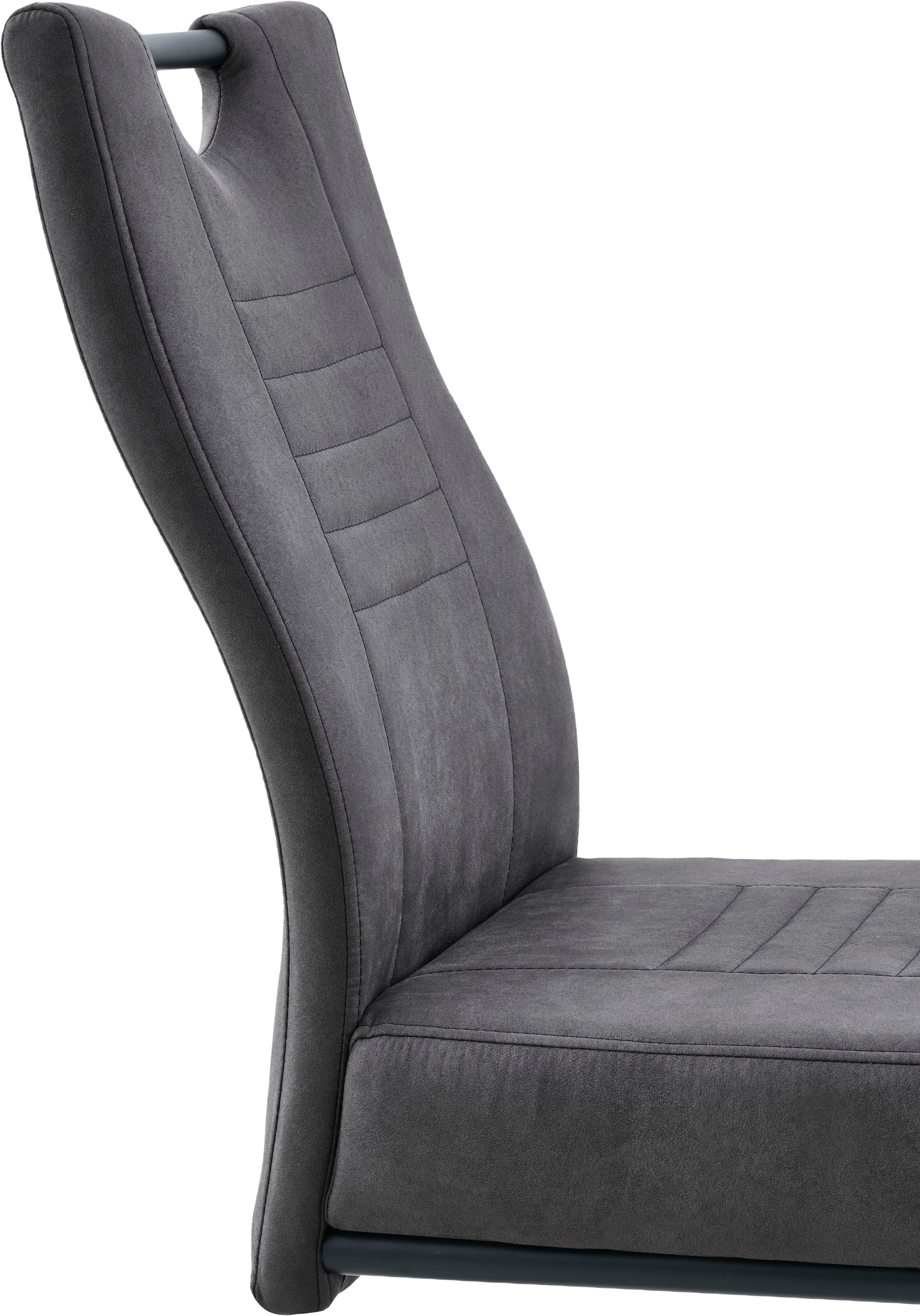 GOODproduct »"Altona", Esstisch ausziehbar plus 6 Stühle, TOPSELLER!« Esstisch ausziehbar 140 - 180 cm, 6 Freischwinger, 7 pièces tlg. Säulentisch 140-180x90 cm, Stuhl mit Federkorb, 140 kg belastbar