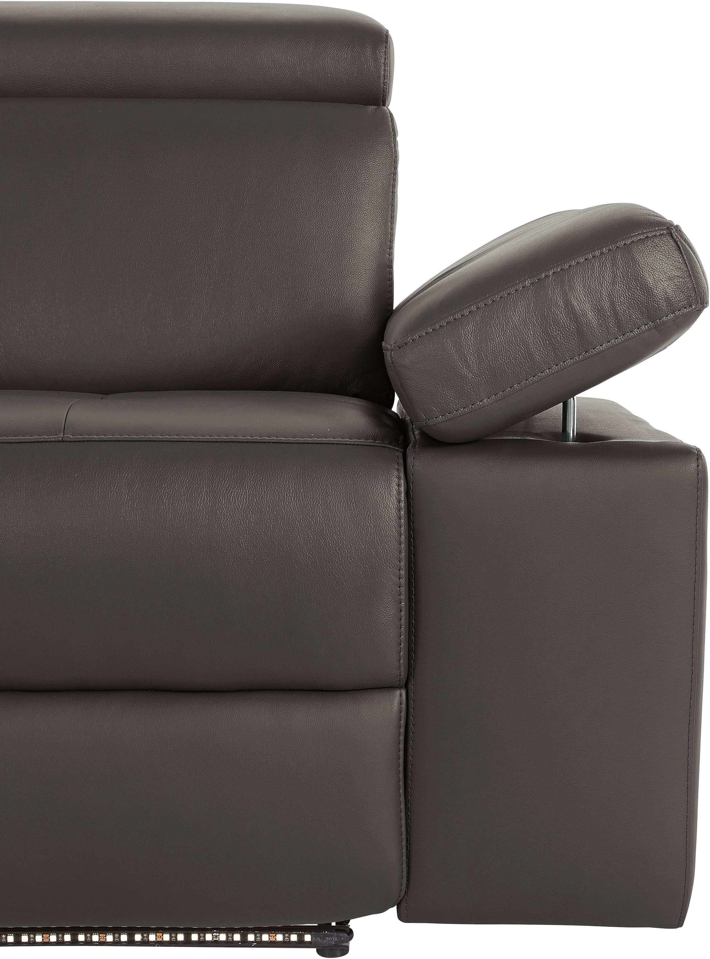 Home affaire 3-places »Kilado« mit  2x  Relaxfunktion, verstellbarer Armlehne, Kopfteilverstellung