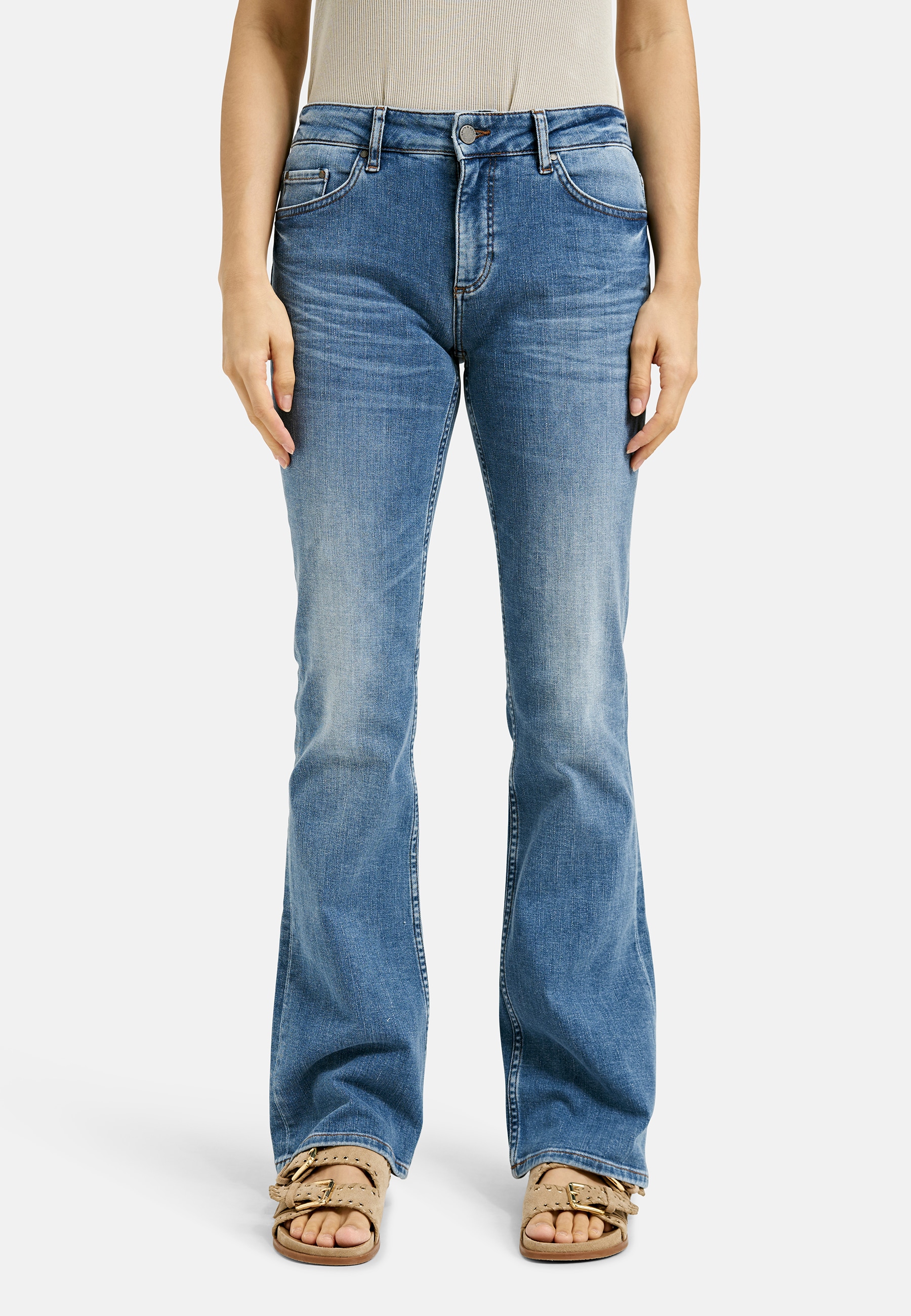 Image of Smith & Soul Bootcut-Jeans elastische Baumwollqualität
