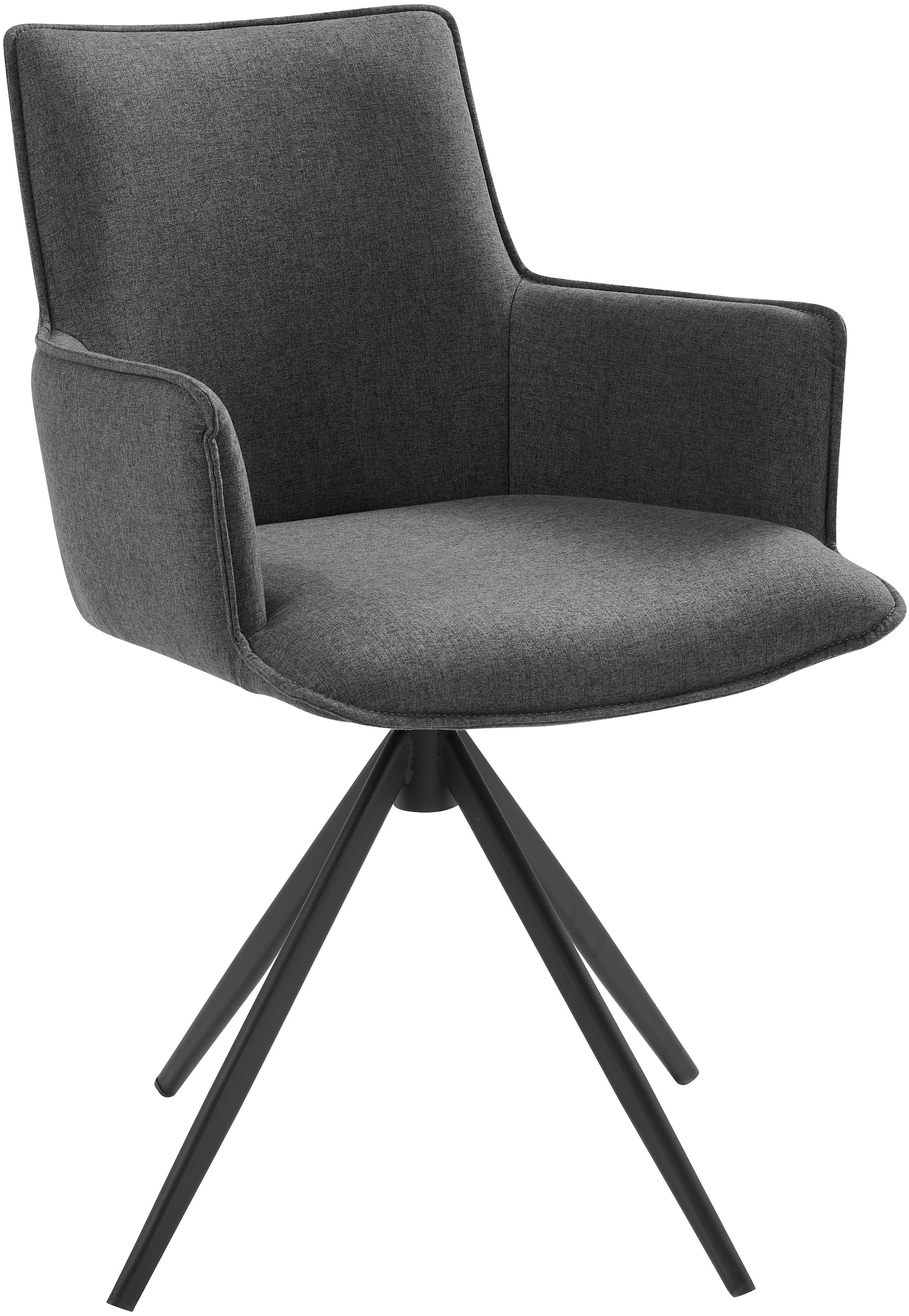 GOODproduct Drehstuhl »Amoreve« (Set) 2 Stk.hochwertiger Strukturstoff, ergonomisches Design, Metallgestell