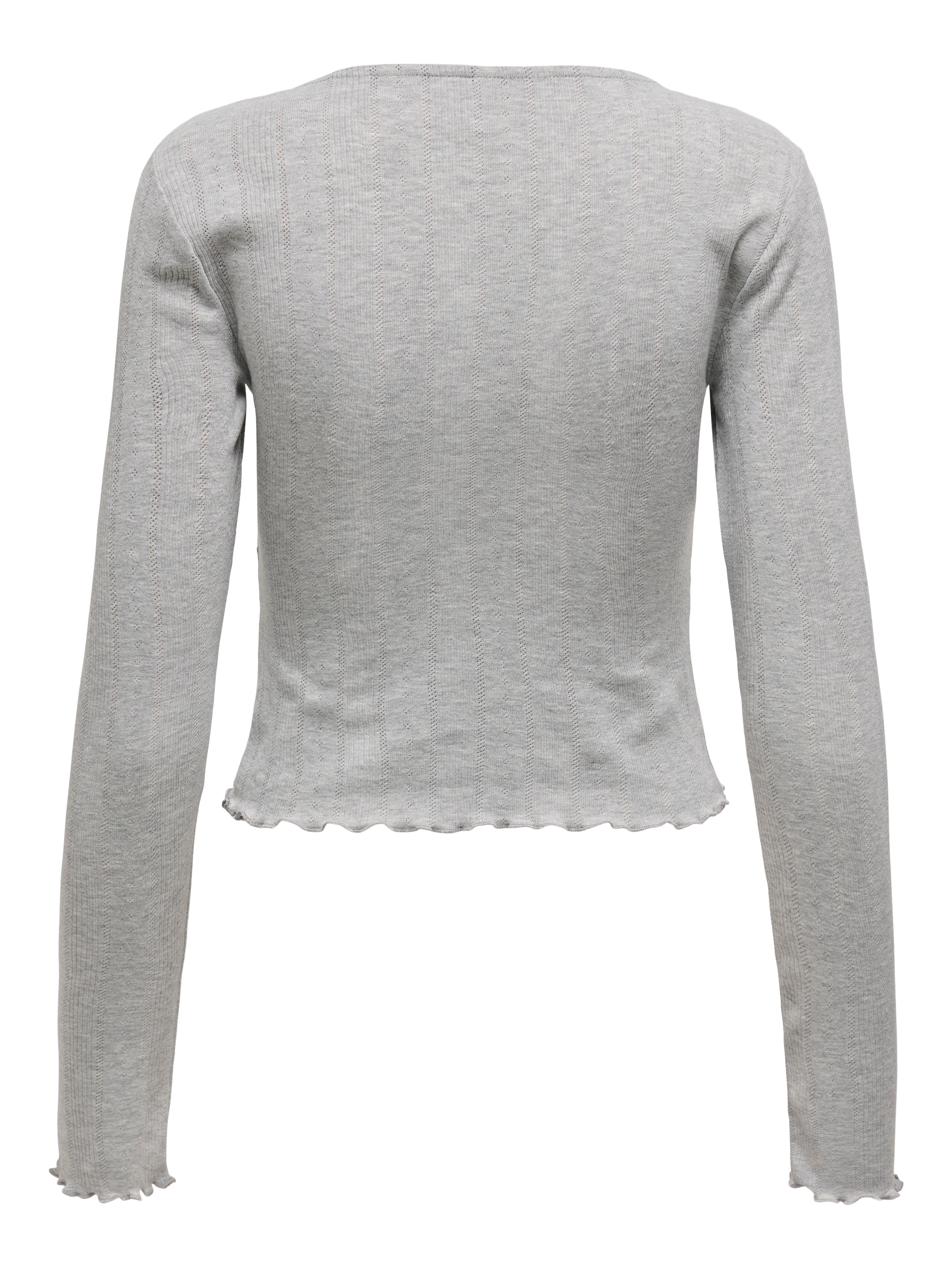 ONLY Langarmshirt »ONLCARLOTTA L/S WRAP TOP JRS«