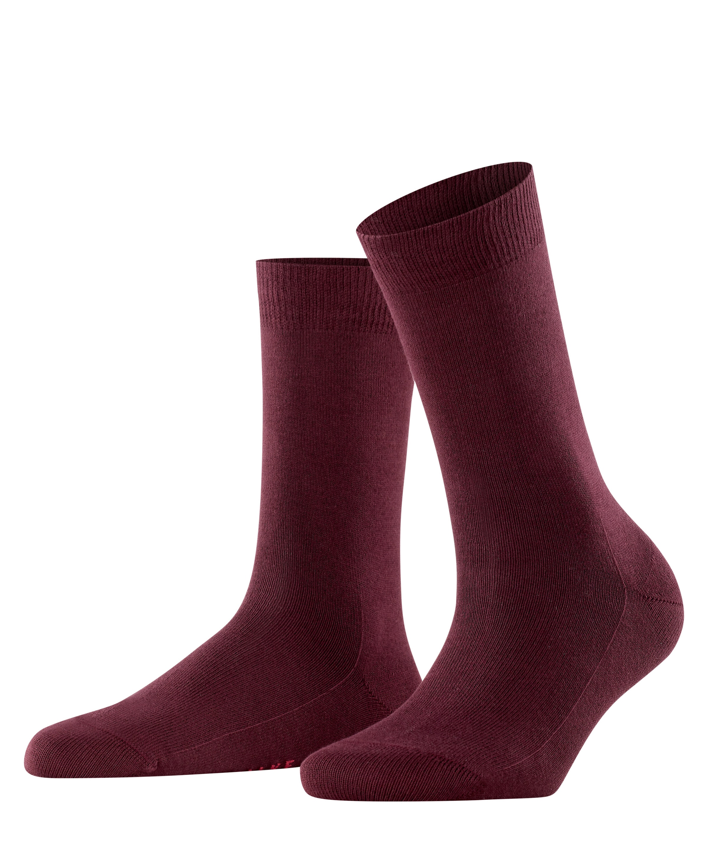 Image of FALKE Socken "Family" für Erwachsene, einfarbig, aus Baumwolle, mit flacher Zehennaht