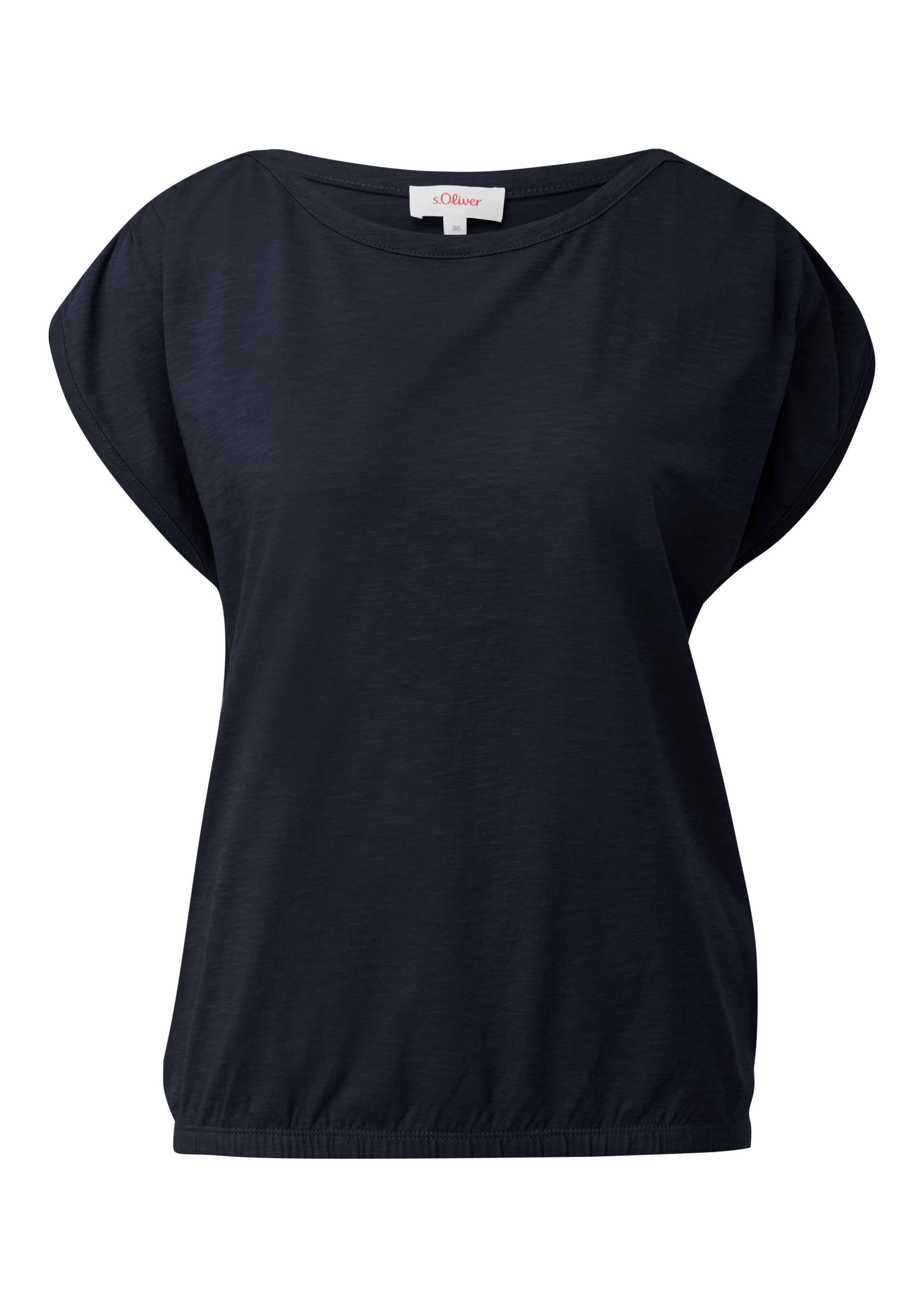 s.Oliver T-Shirt, mit U-Boot-Kragen