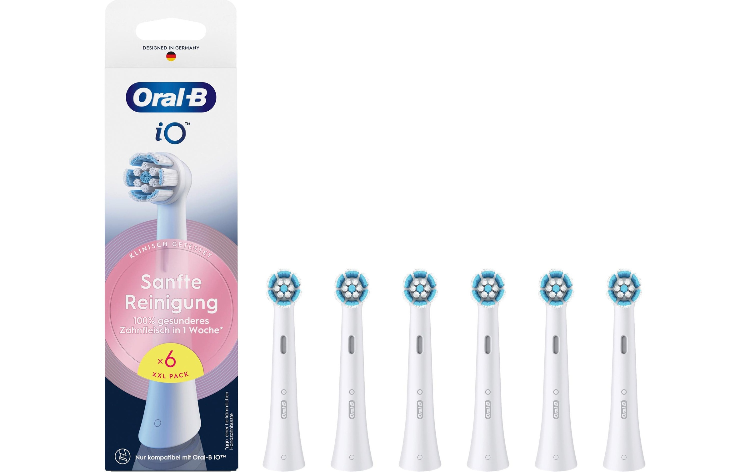 Oral-B Aufsteckbürste »iO Sanfte Reinigung 6 Stück«