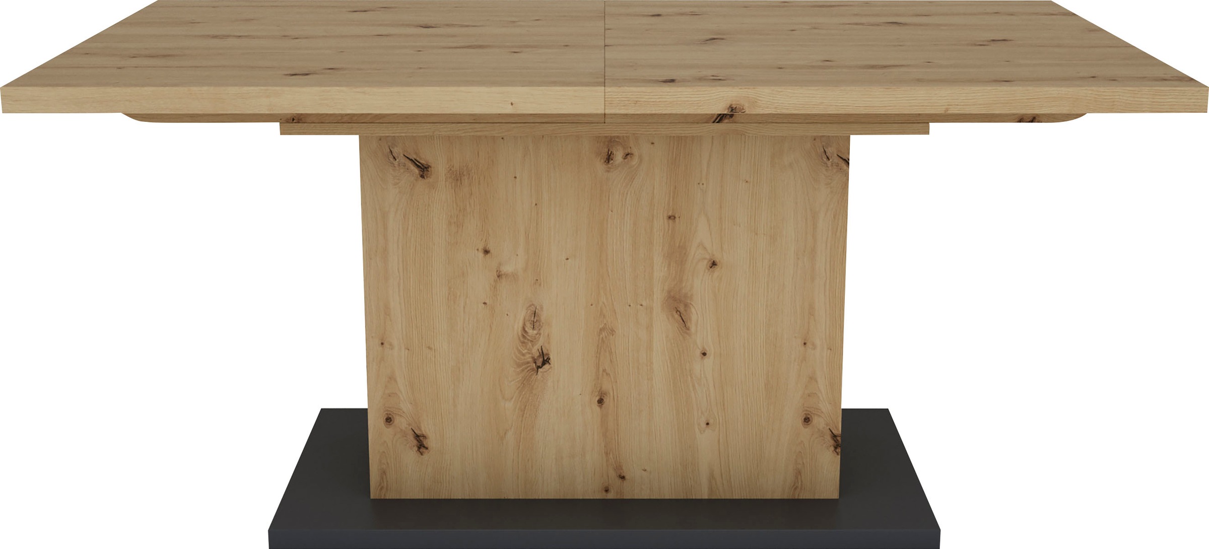 Homexperts Essgruppe »Aiko«, (Set, 5 tlg., Esstisch mit 4 Stühlen), Tisch mit Auszugsfunktion, Breite 160-200 cm