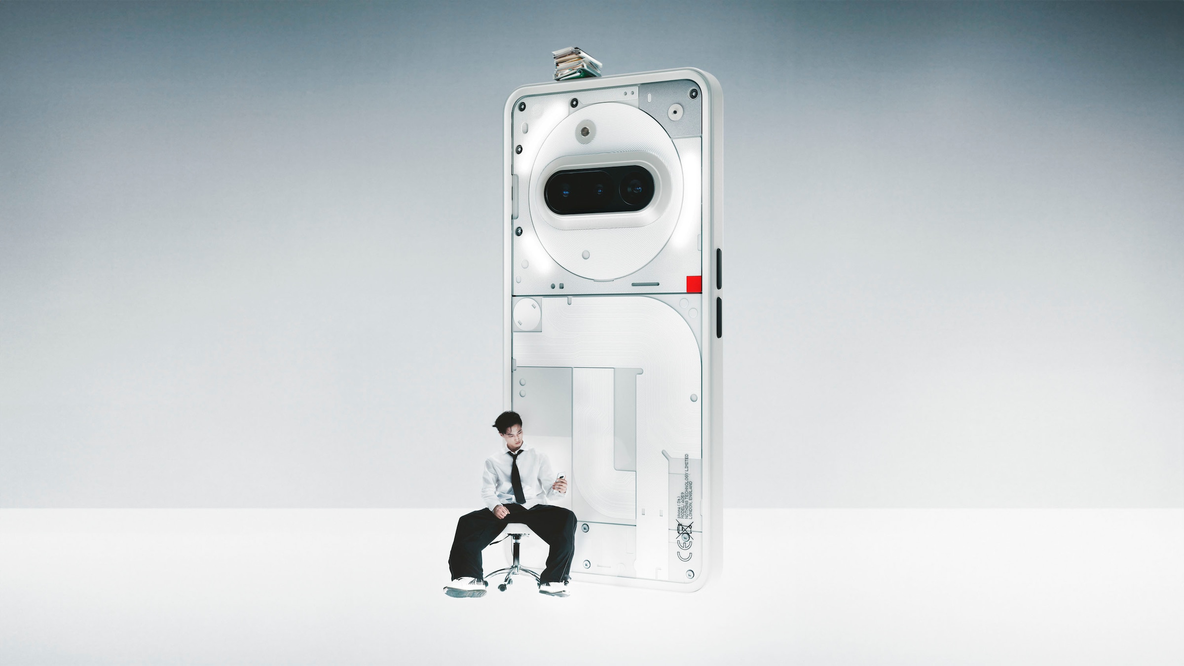 NOTHING Smartphone »PHONE (3a)« weiss