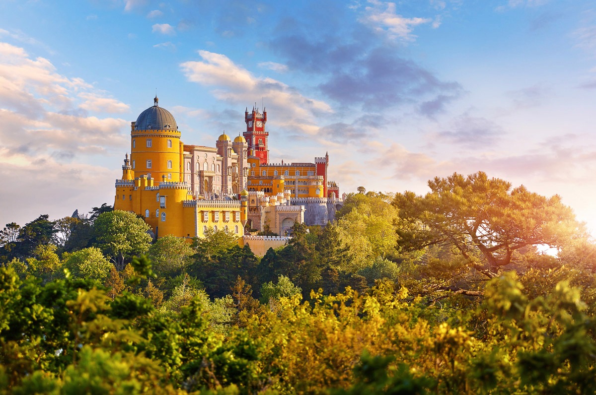 Image of Papermoon Fototapete »Burg im Wald«, Vliestapete, hochwertiger Digitaldruck, inklusive Kleister bei Ackermann Versand Schweiz