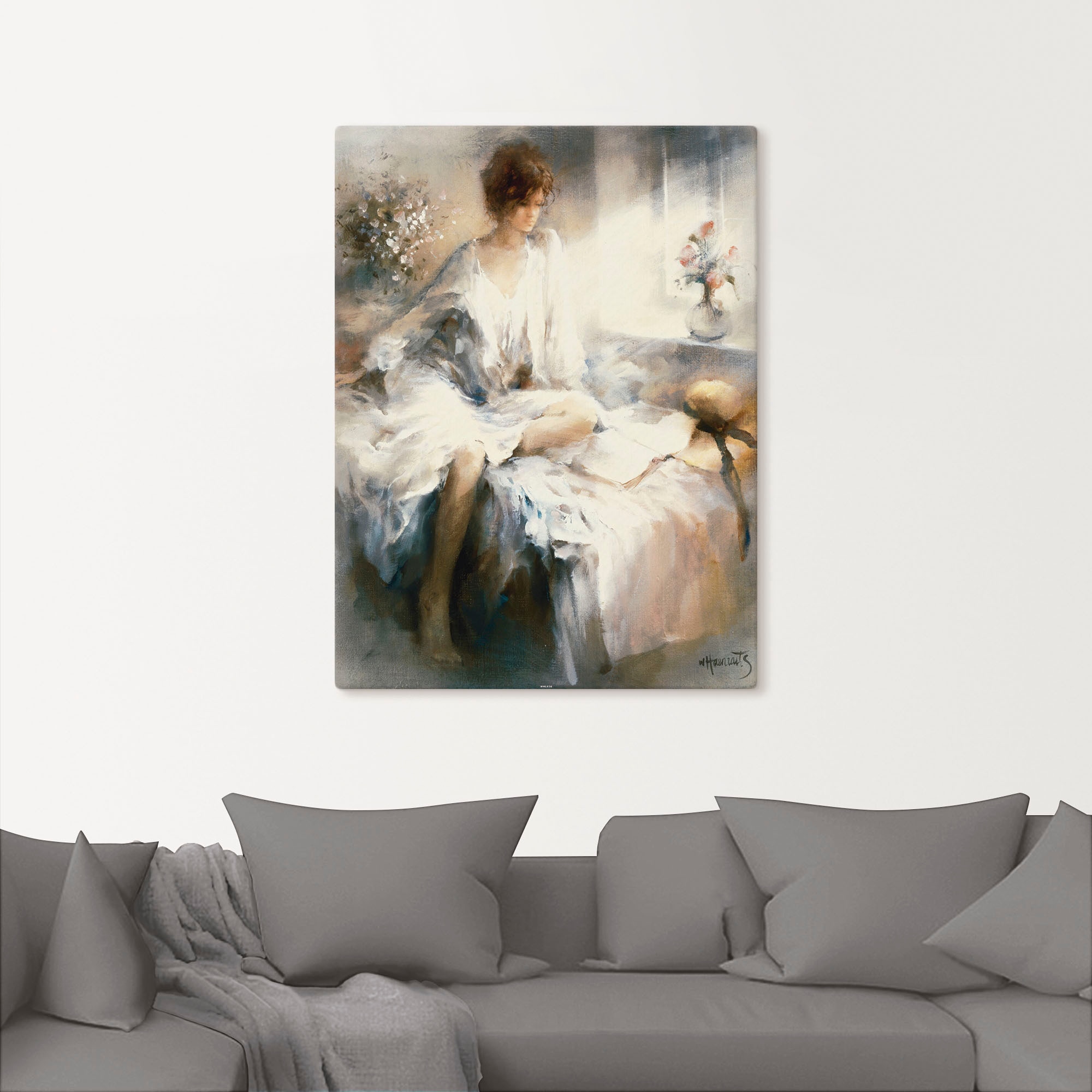 Artland Wandbild »Meditation«, Frau, Poster als Leinwandbild, kaufen Wandaufkleber oder in Grössen (1 versch. St.)