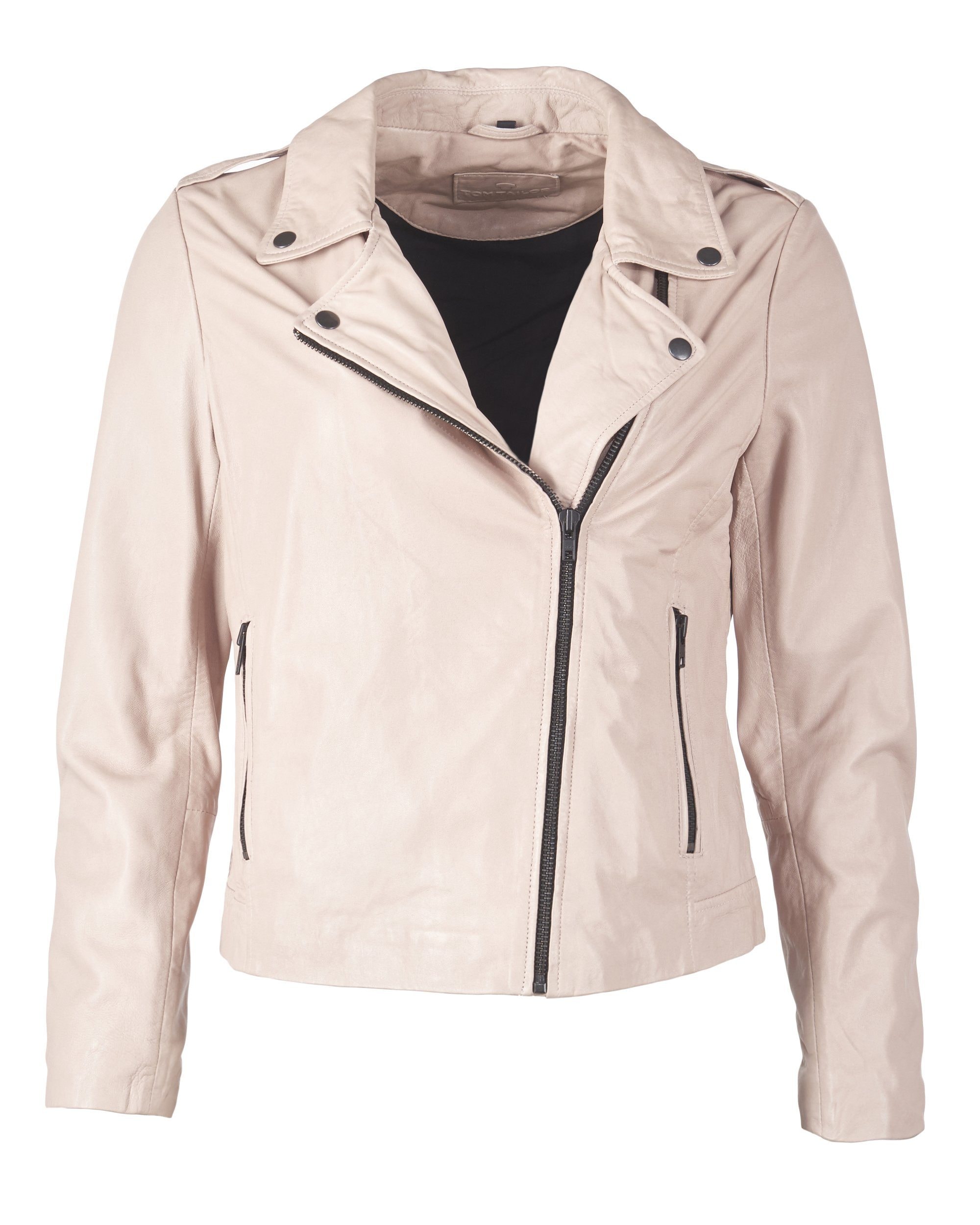 Lederjacke mit asymmetrischem Reissverschluss »TTW9003«