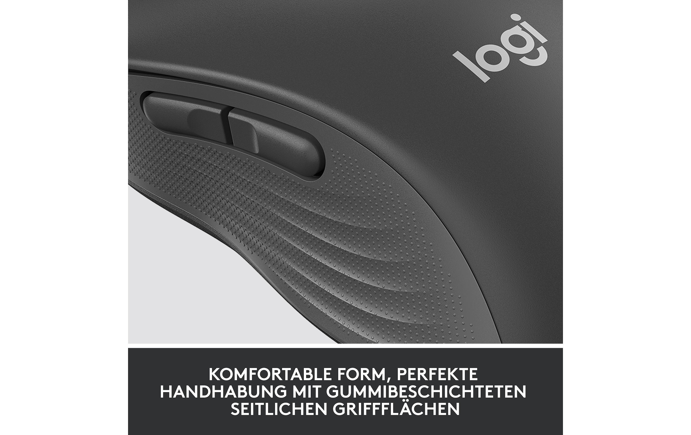Logitech Maus »Signature M650 L for Business Graphite«, kabellos