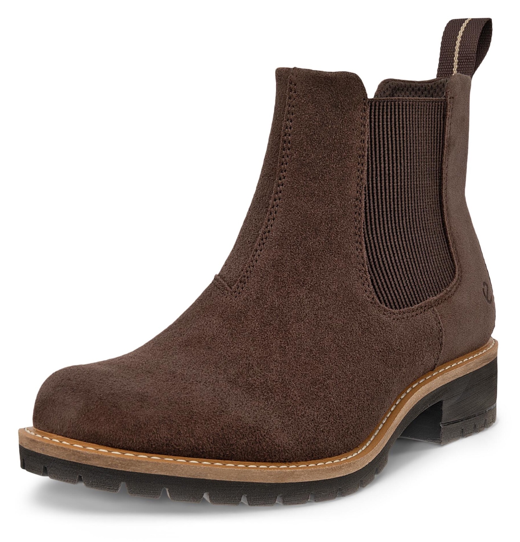 Image of Ecco Chelseaboots "ELAINA" Schlupfboots, Herbstboots, Stiefelette mit Stretcheinsätze