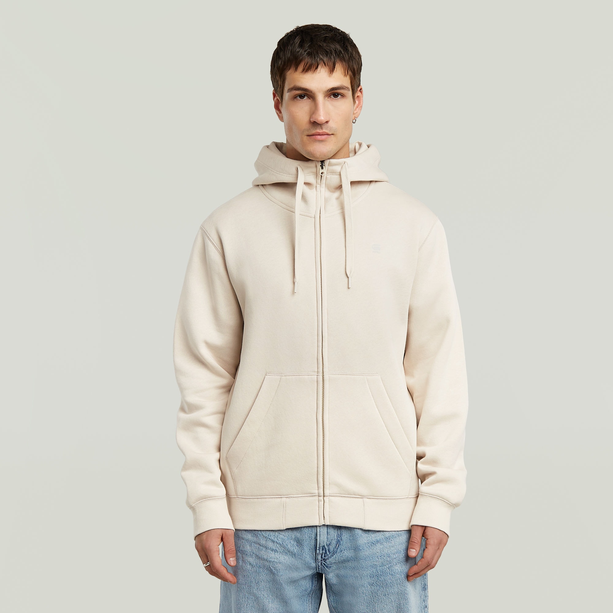 G-STAR Kapuzensweatjacke »Premium Basic Hooded Zip Sweater«