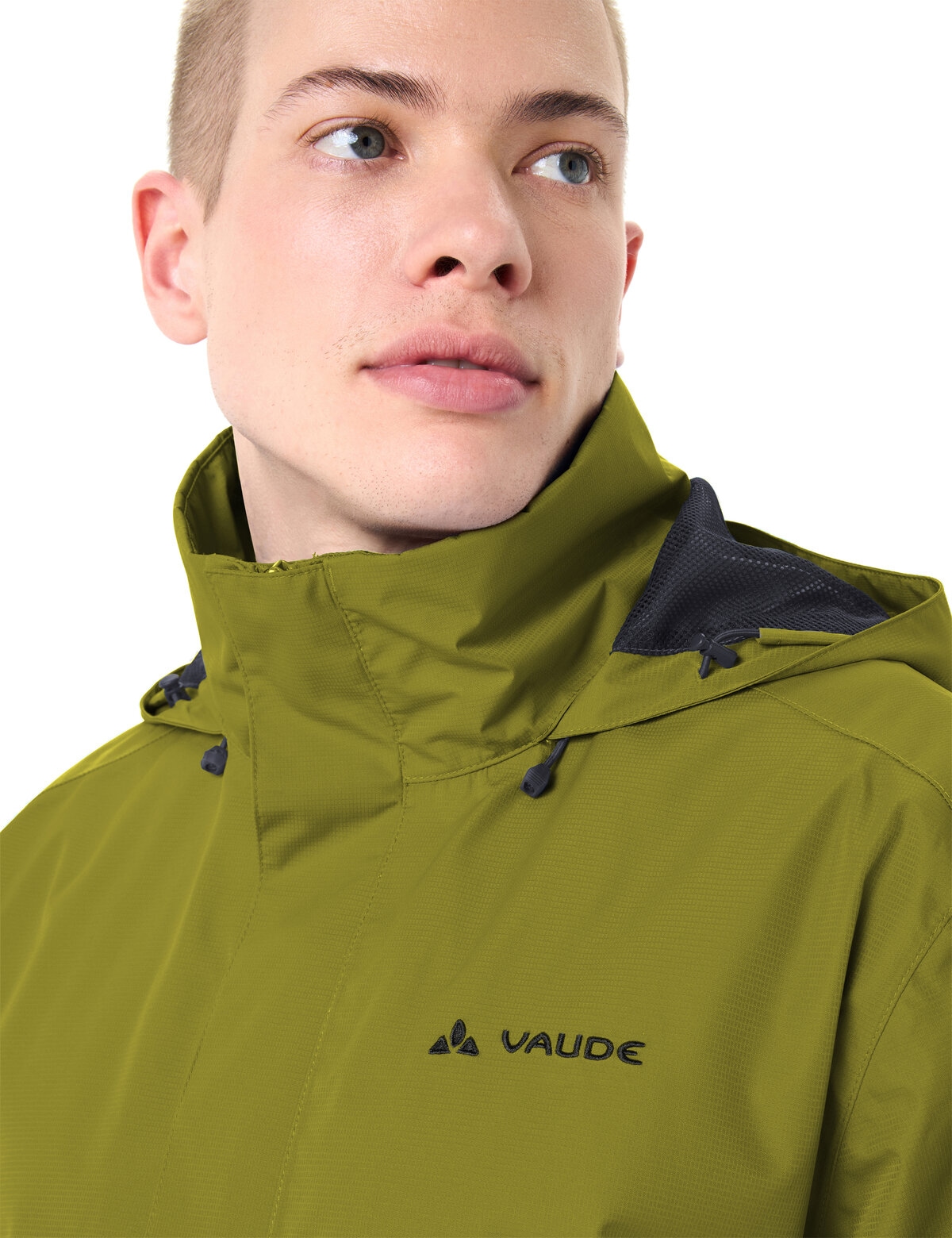 VAUDE Veste de pluie »Men's Escape Light Jacket« mit Kapuze für Wanderungen und Trekking, atmungsaktiv, wasserdicht, winddicht