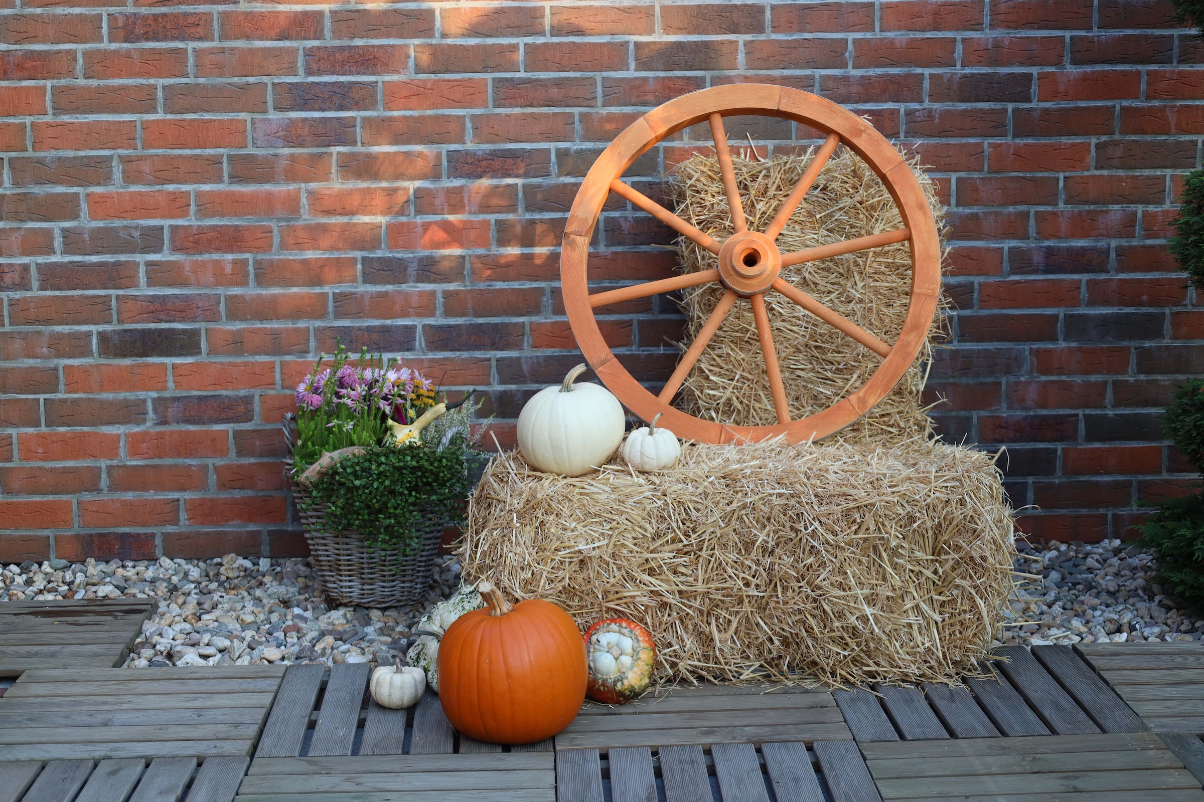 promadino Figure de jardin »Wagenrad mittel« Ø : 74 cm