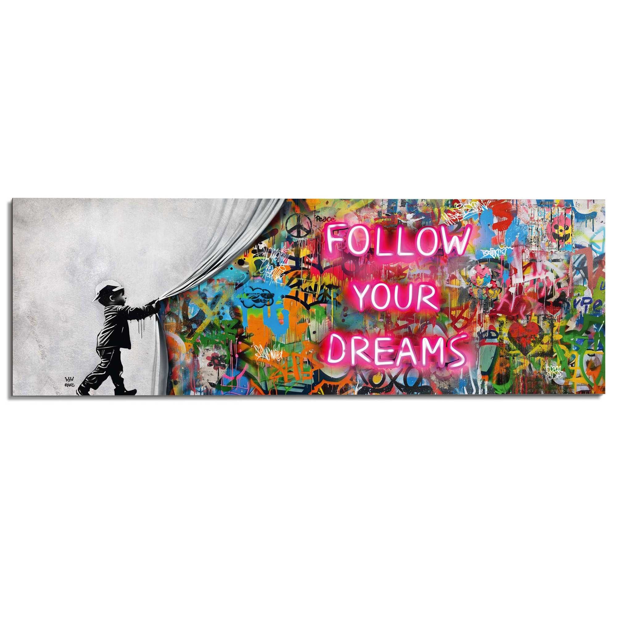 Image of Reinders Deco-Panel "Surprise Wall" Kinderzimmer - Graffiti - Mehrfarbig - MDF - Kunst - 156x52 cm