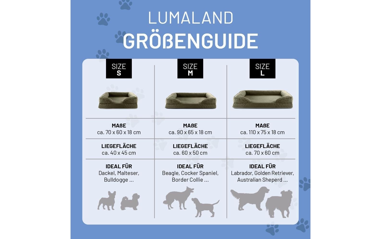 Lumaland Hundebett »Indoor Cord S«