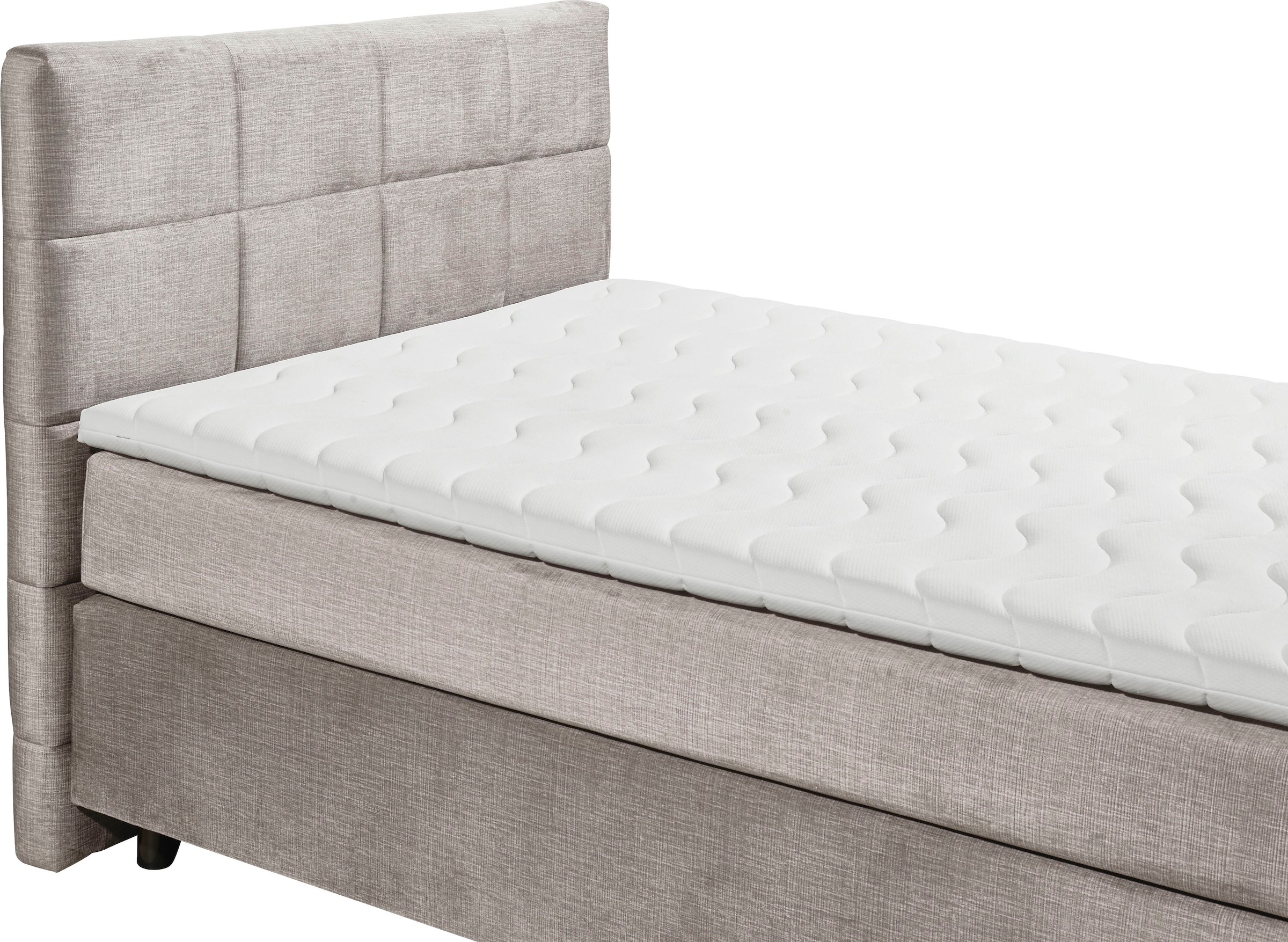 ED EXCITING DESIGN Boxspringbett »Navarra« wahlweise mit Matratze