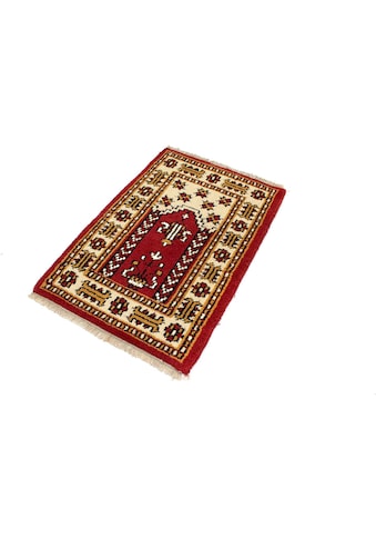 Wollteppich »Bidjar Teppich handgeknüpft rot«, rechteckig, handgeknüpft