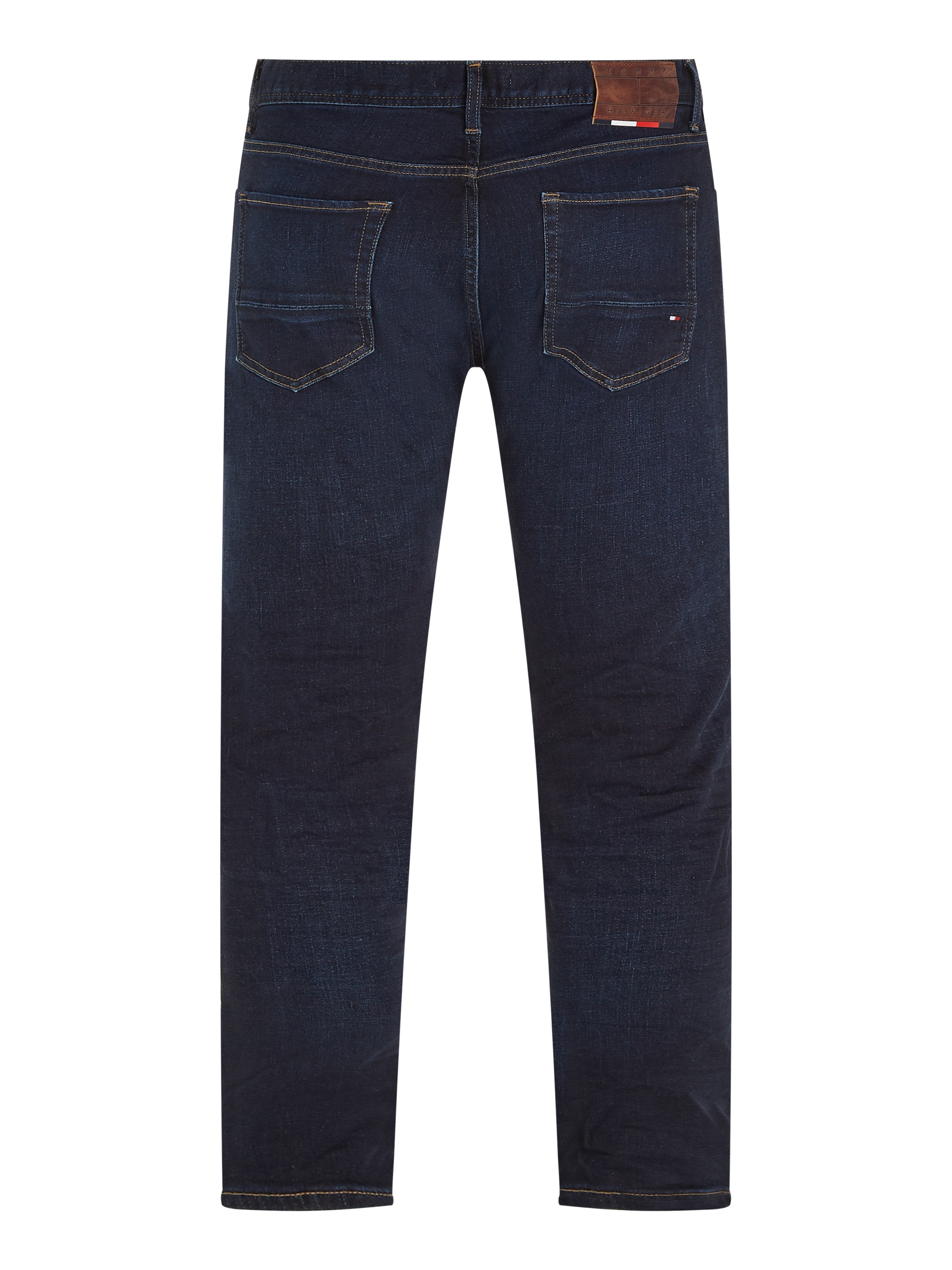 Tommy Hilfiger 5-Pocket-Jeans »SLIM BLEECKER PSTR«, mit Tommy Hilfiger Leder-Batch am hinteren Bundabschluss