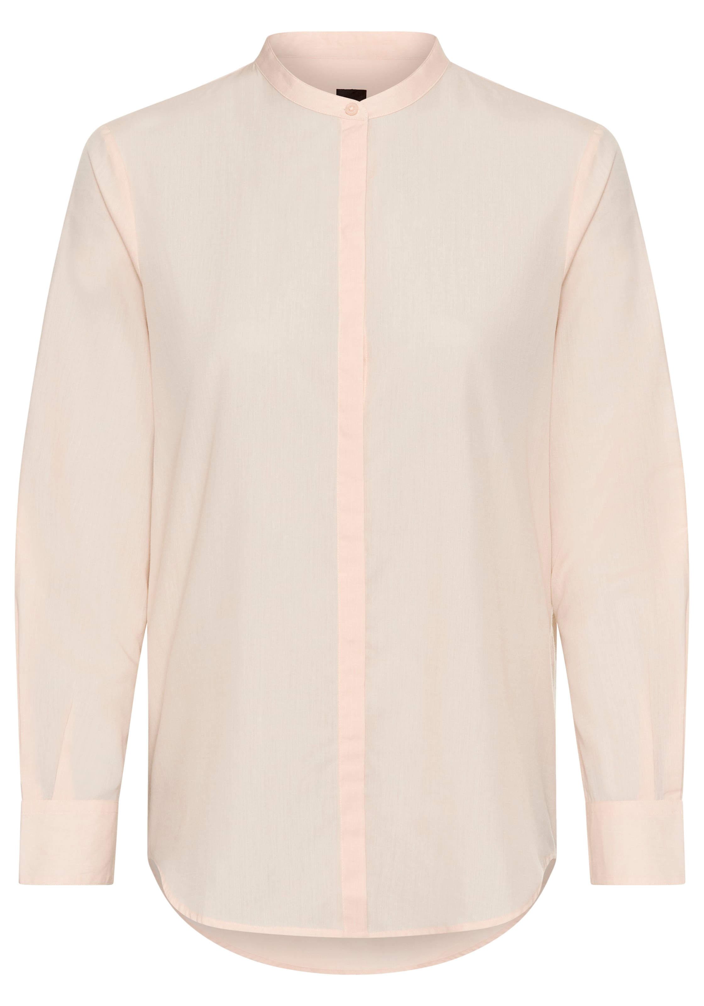 Image of BOSS ORANGE Klassische Bluse "Befelize Premium Damenmode" Chambray Qualität, Stehkragen