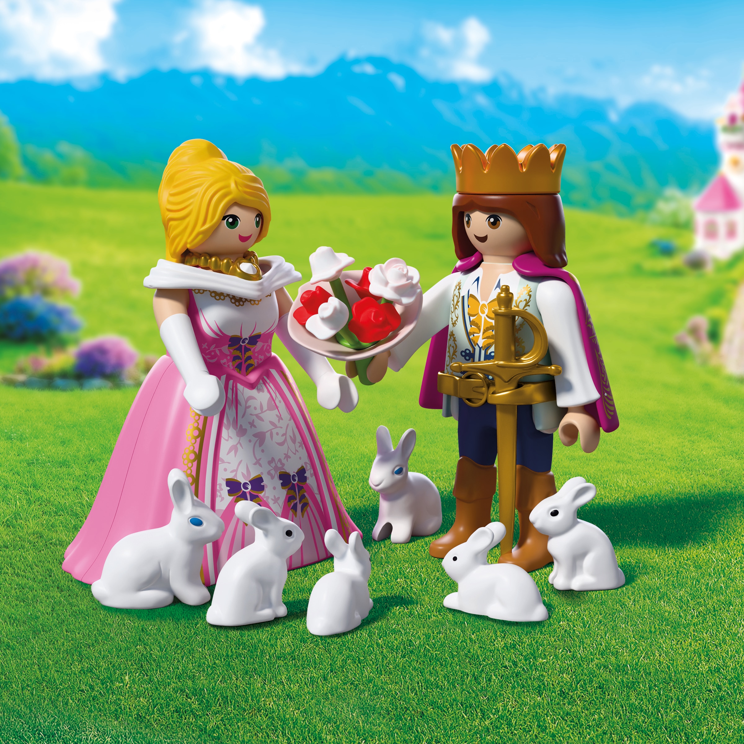 Playmobil® Konstruktions-Spielset »Königlicher Irrgarten (72053), Princess« Made in Europe