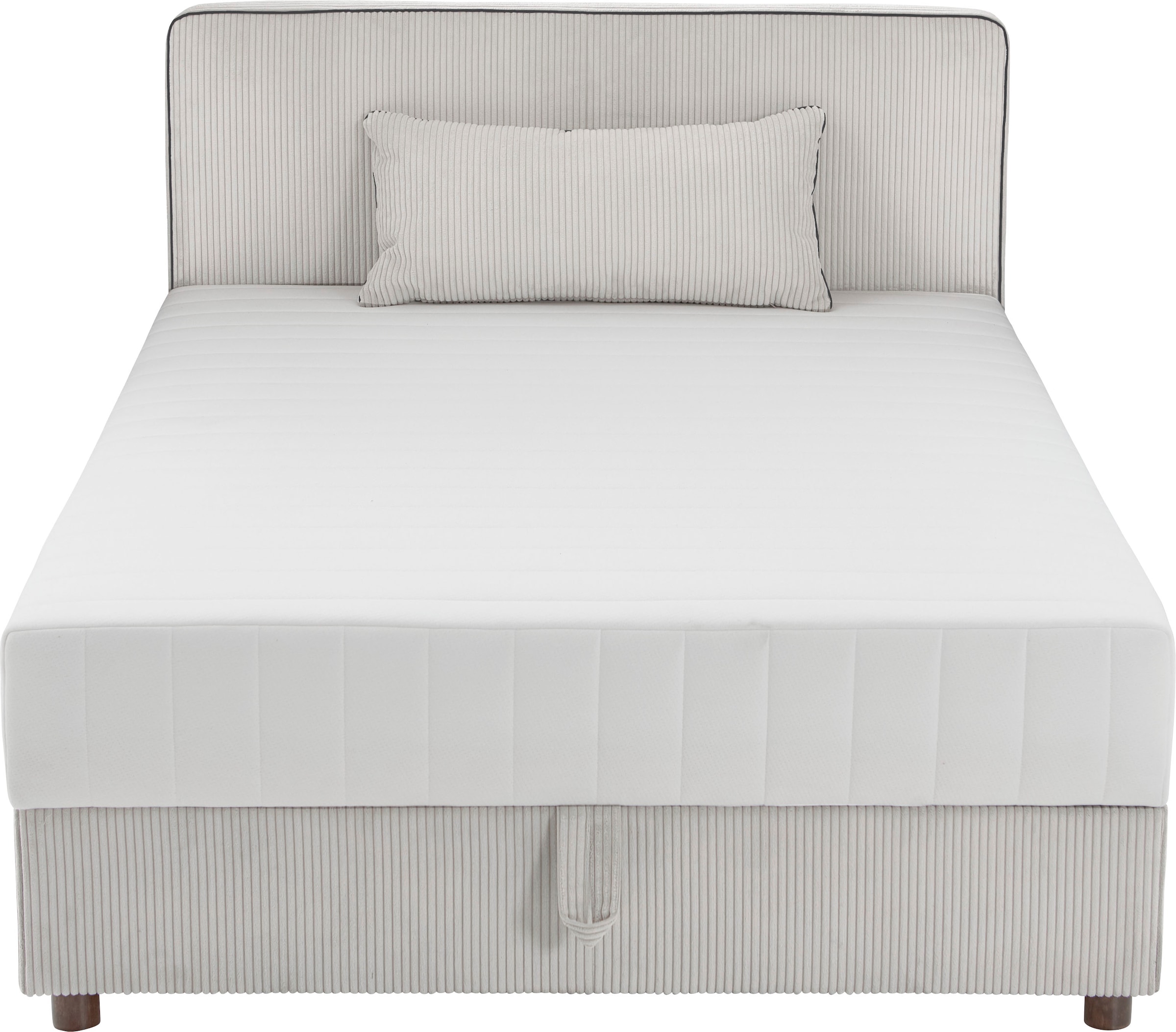ATLANTIC home collection Bett »Corinna«, Boxbett inkl. Stauraum, Cord, erhältlich in unterschiedlichen Breiten