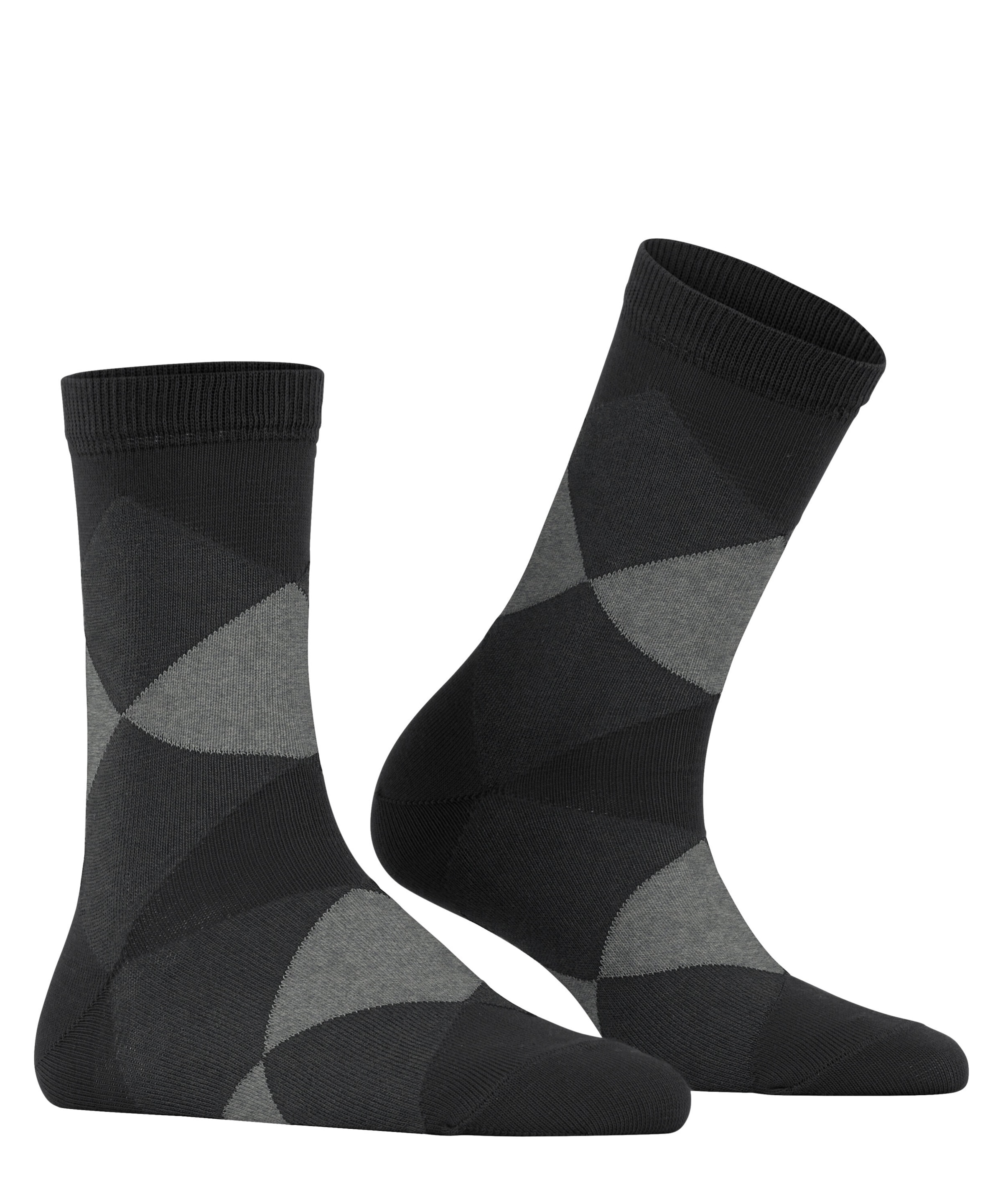 Burlington Chaussettes courtes »Bonnie« taille unique 36-41, motif argyle moderne, clip Burlington