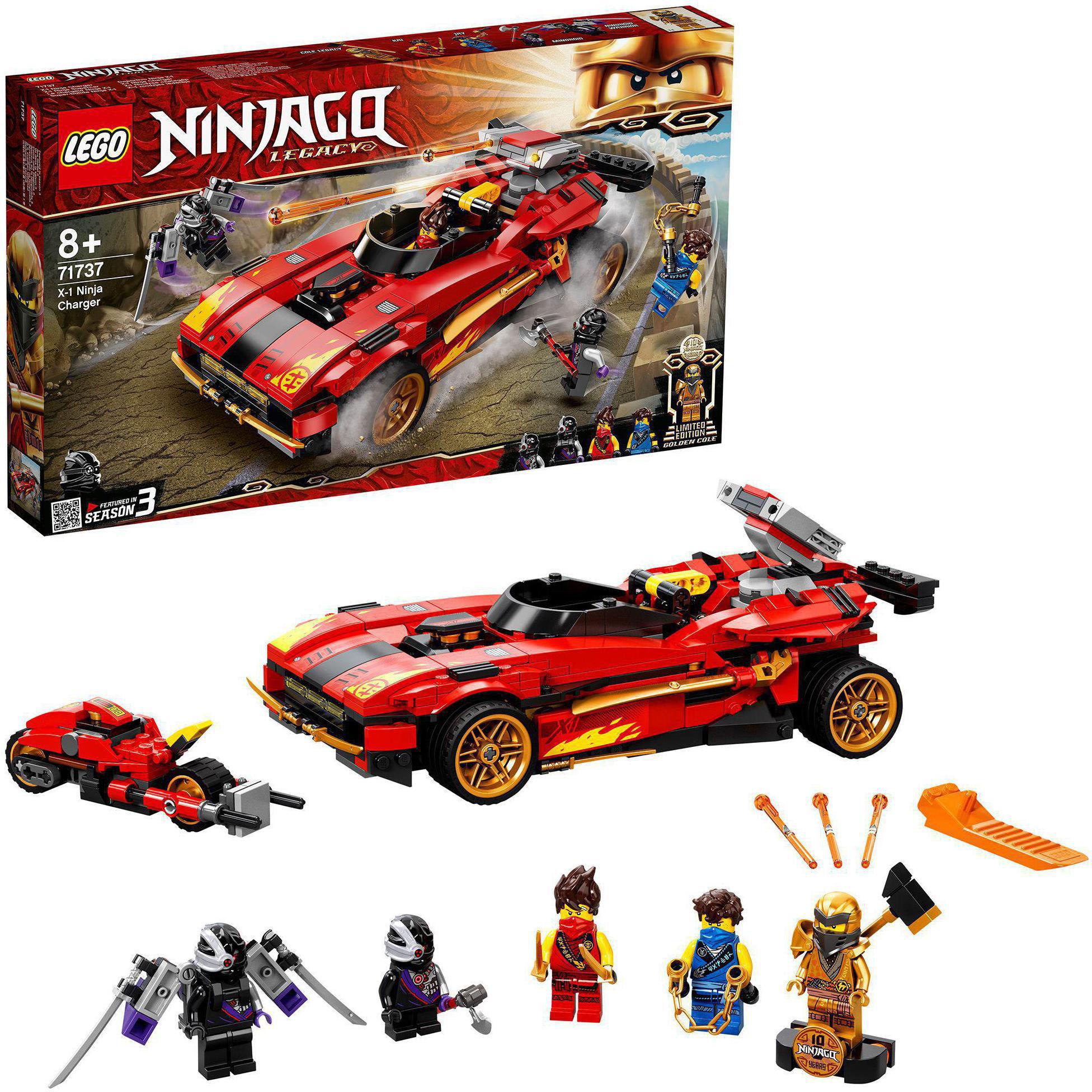 Image of LEGO® Konstruktionsspielsteine »X-1 Ninja Supercar (71737),LEGO® NINJAGO®«, (599 St.), Made in Europe bei Ackermann Versand Schweiz