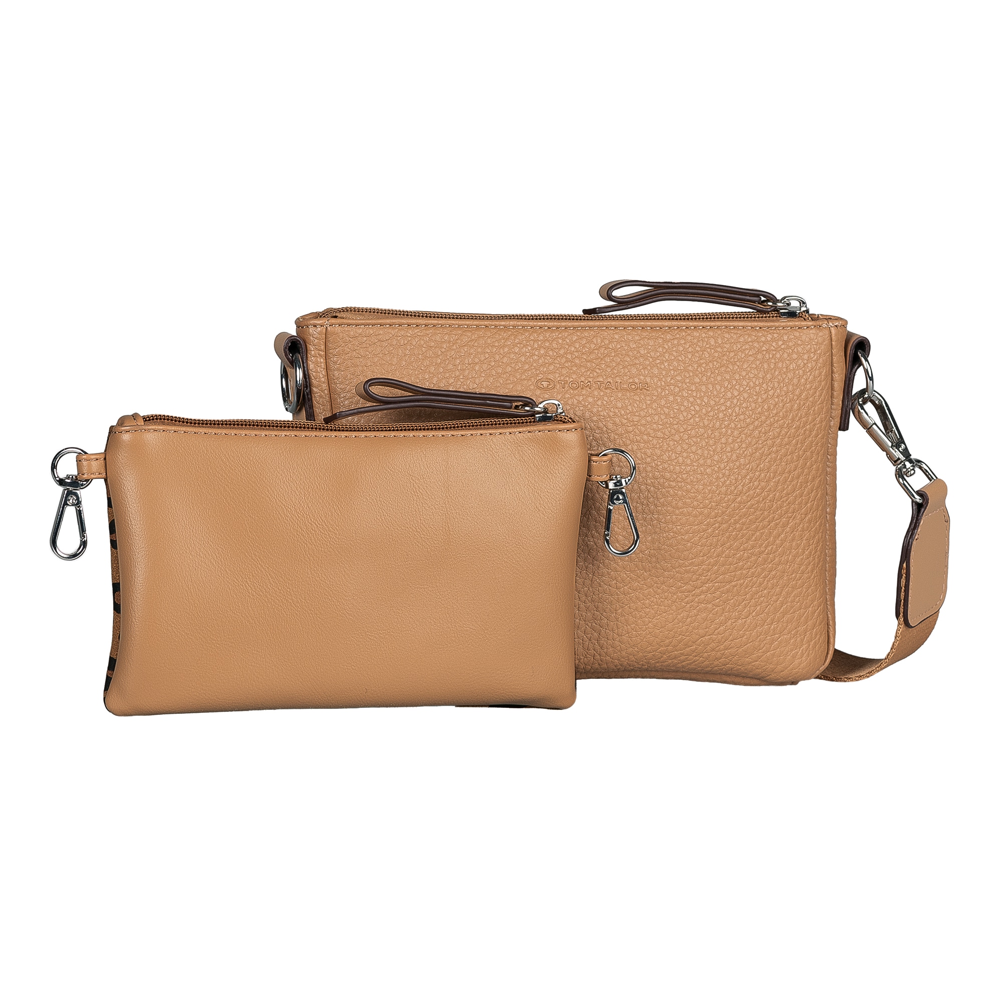 Image of TOM TAILOR Umhängetasche "Jamila" moderne 2-in-1 Tasche mit Vortasche auch als Umhängetasche tragbar