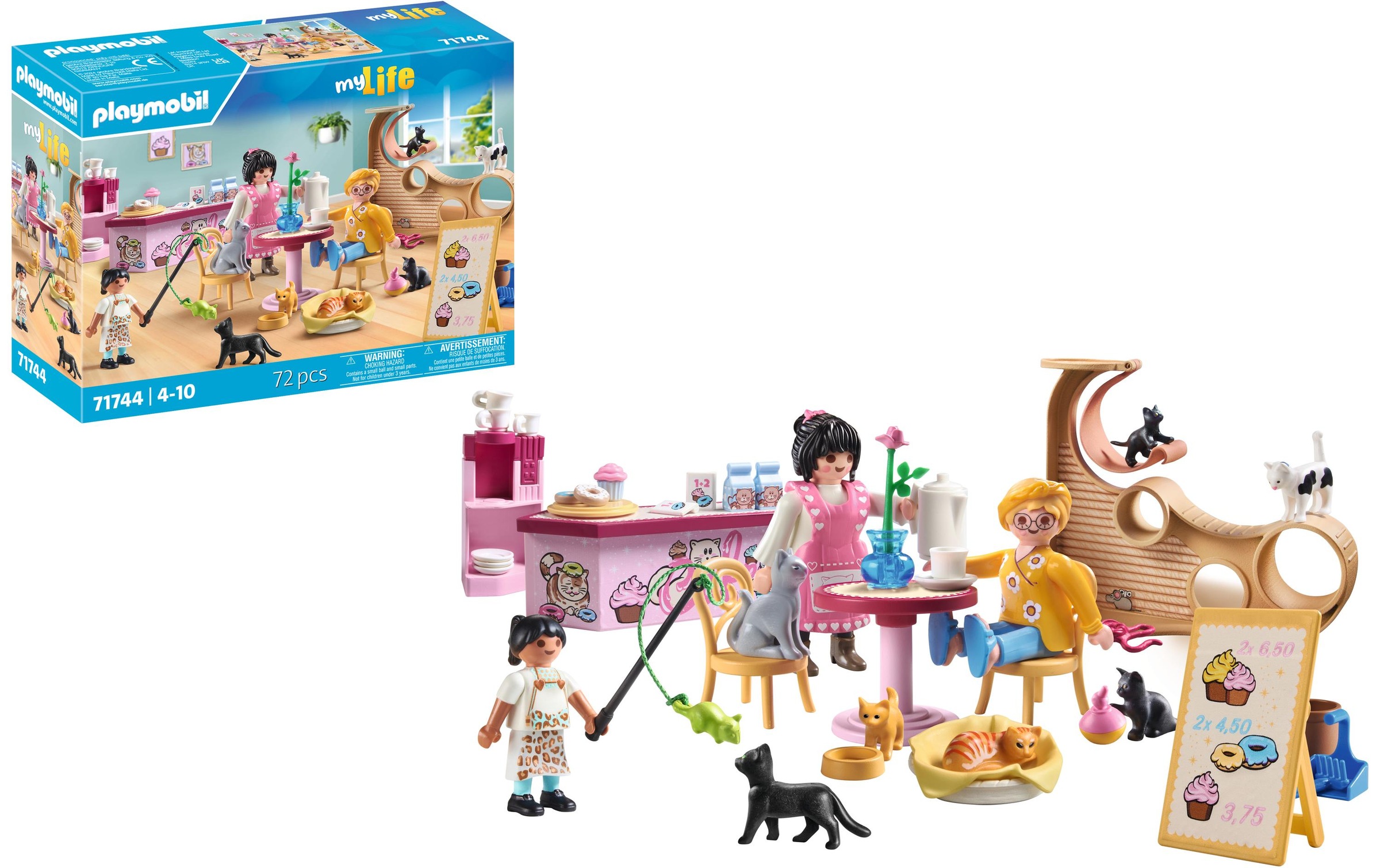 Playmobil® Spielbausteine »My Life Katzencafè 71744«