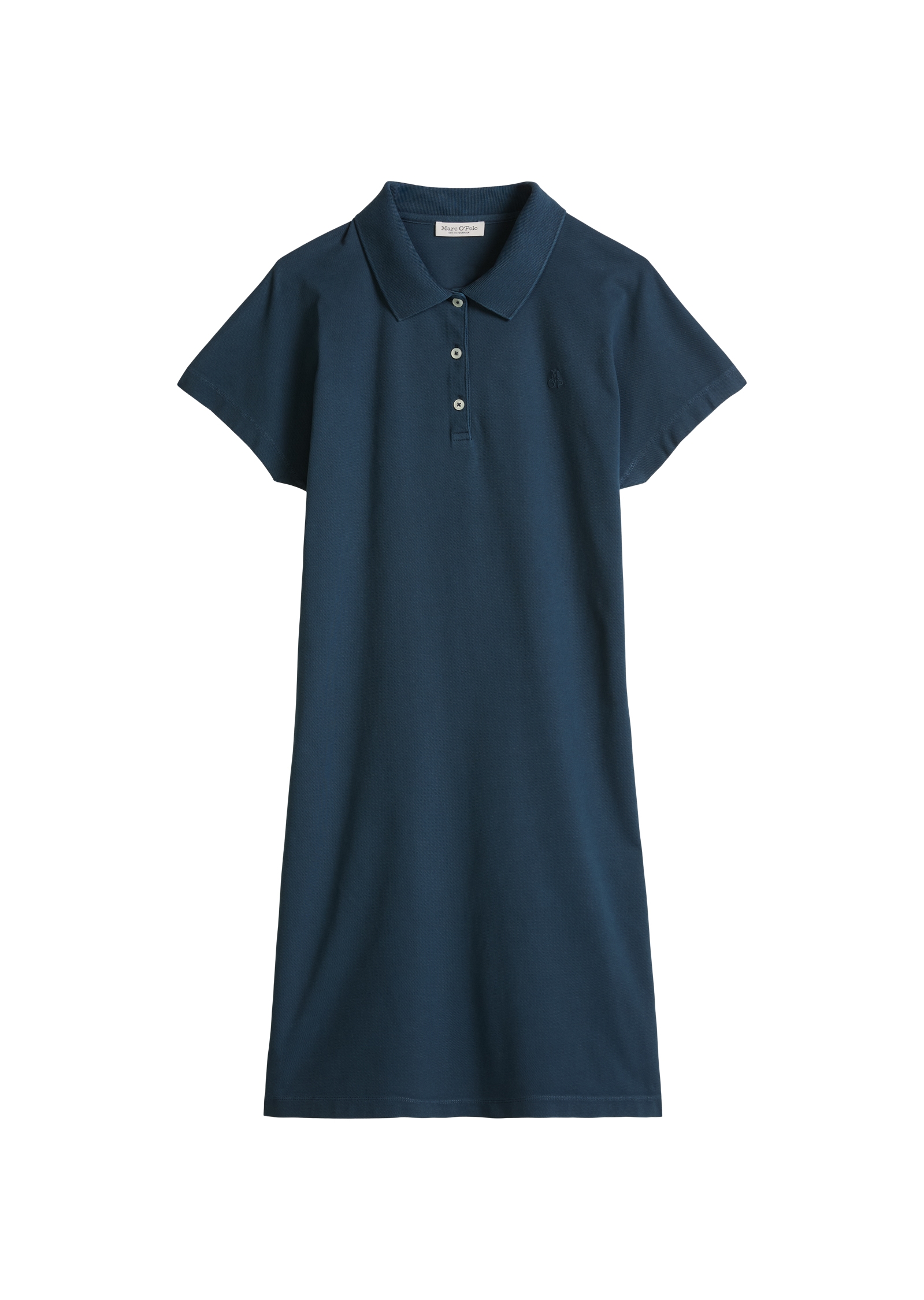 Marc O'Polo Robe polo Sans poches Regular en jersey piqué
