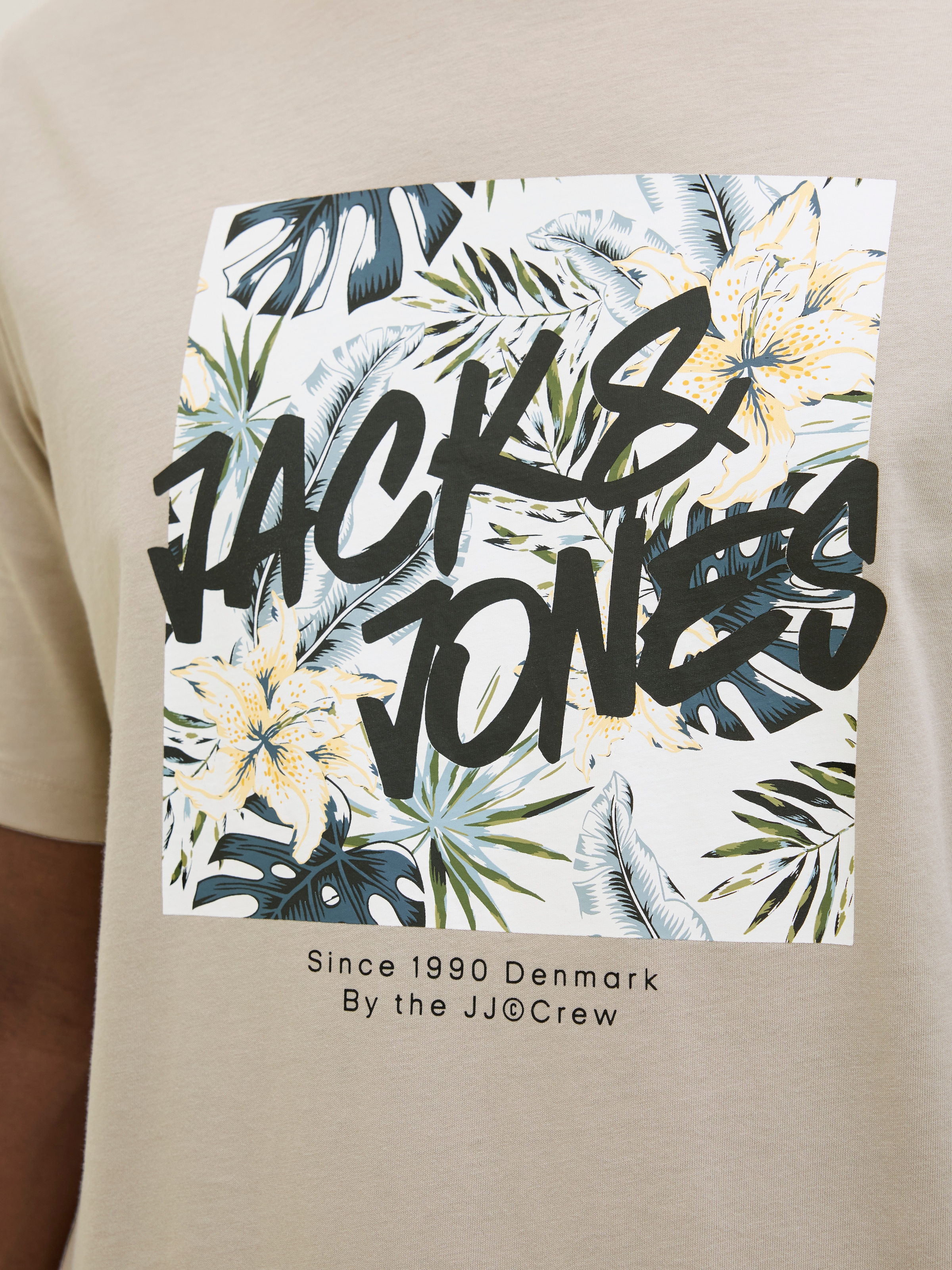 Jack & Jones Print-Shirt »JJHAWAII SHAPE TEE SS CREW NECK«