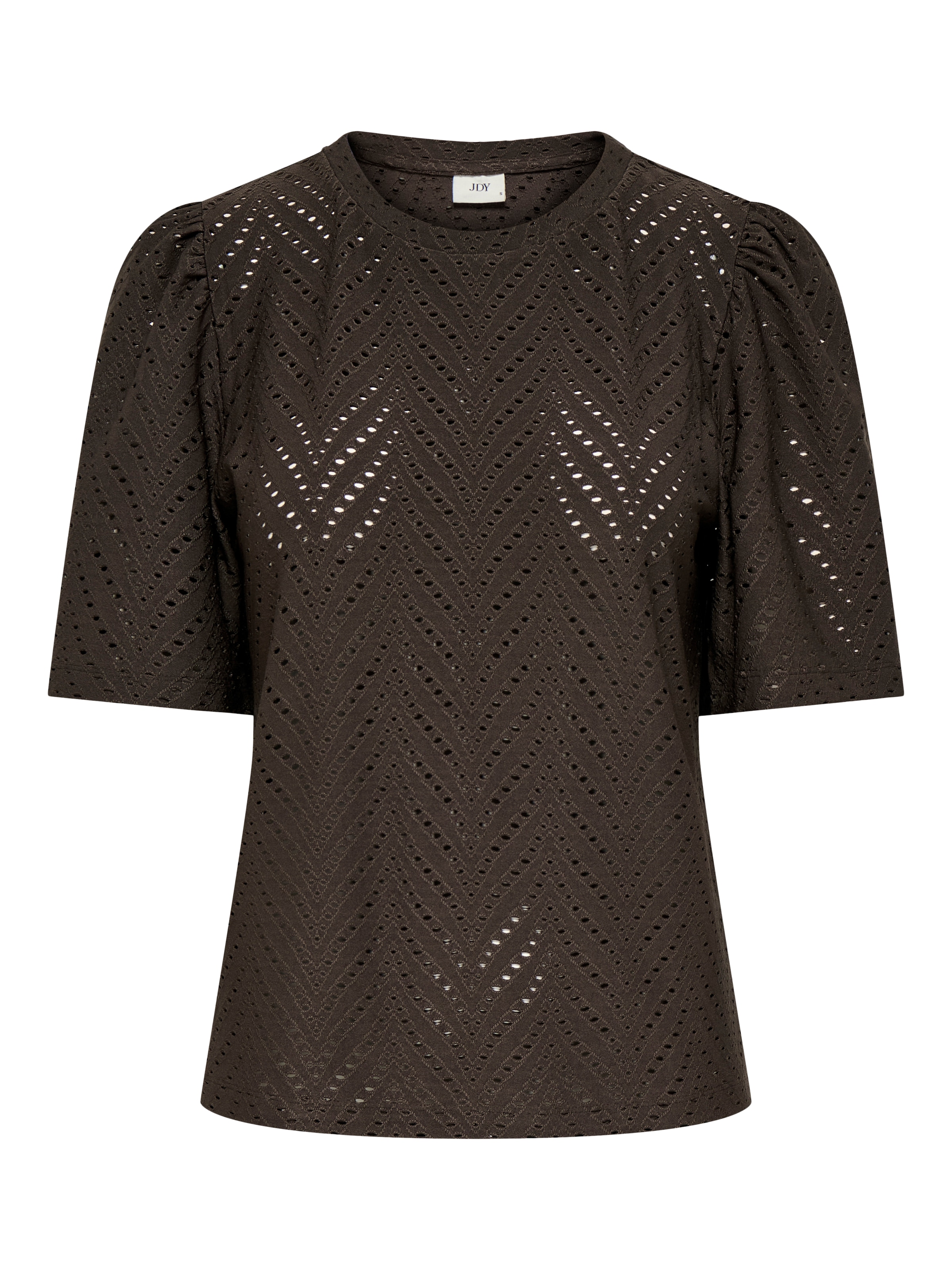 JDY Chemise en dentelle »JDYCARLA CATHINKA S/S TOP JRS NOOS« Kunstfaser, regular fit