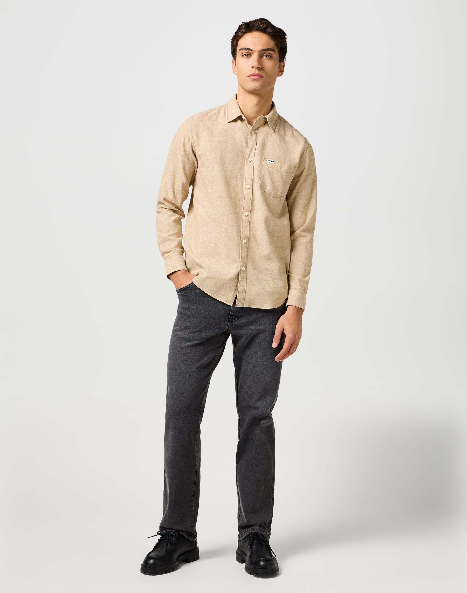 Wrangler Leinenhemd »Wrangler Leinenhemd 1 Pkt Shirt«