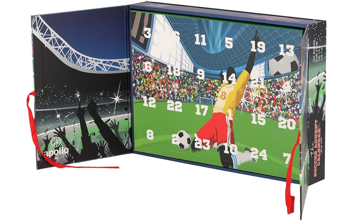   Calendrier de l'Avent »Adventskalender Socken Kinder, Fussball, 31-36«